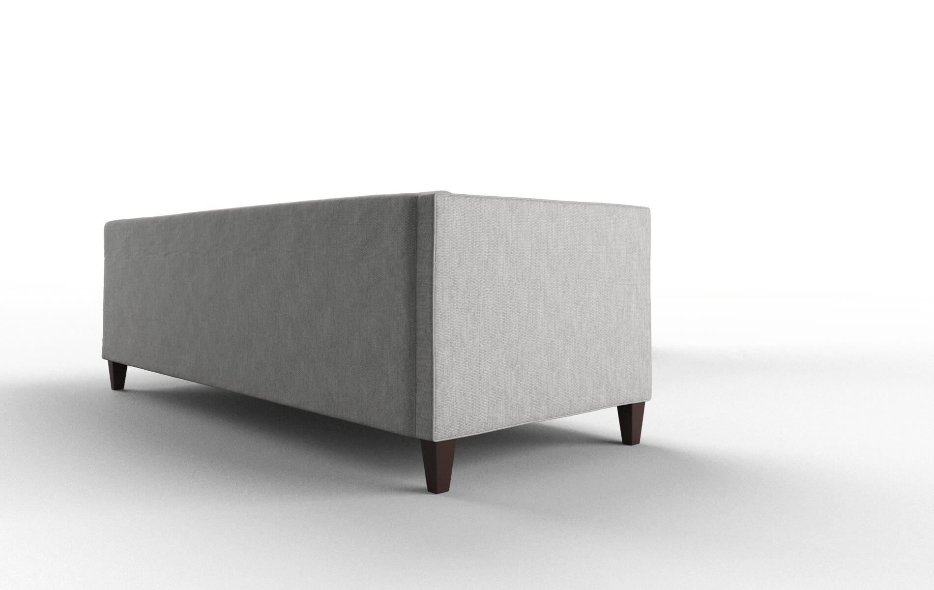 Messina Bungalow Graphite Sectional espresso legs 3