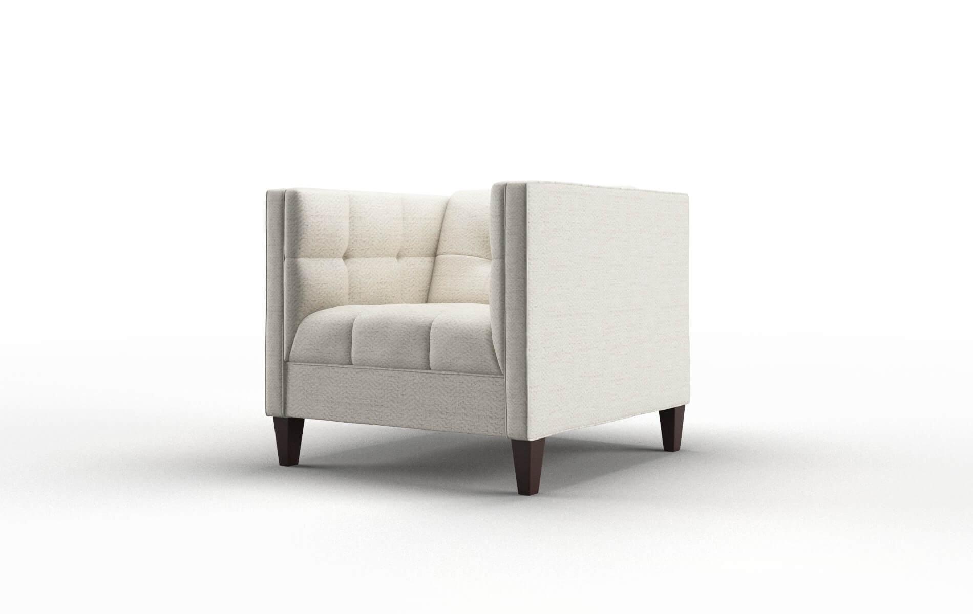 Messina Catalina Linen Chair espresso legs 4
