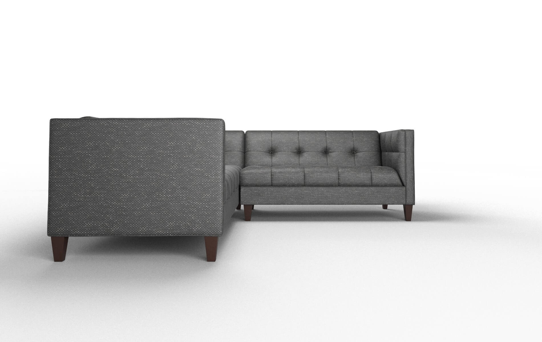 Messina Chance Denim Sectional espresso legs 2