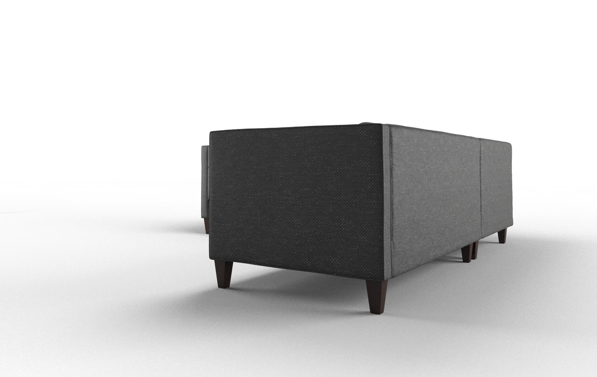 Messina Chance Denim Sectional espresso legs 4