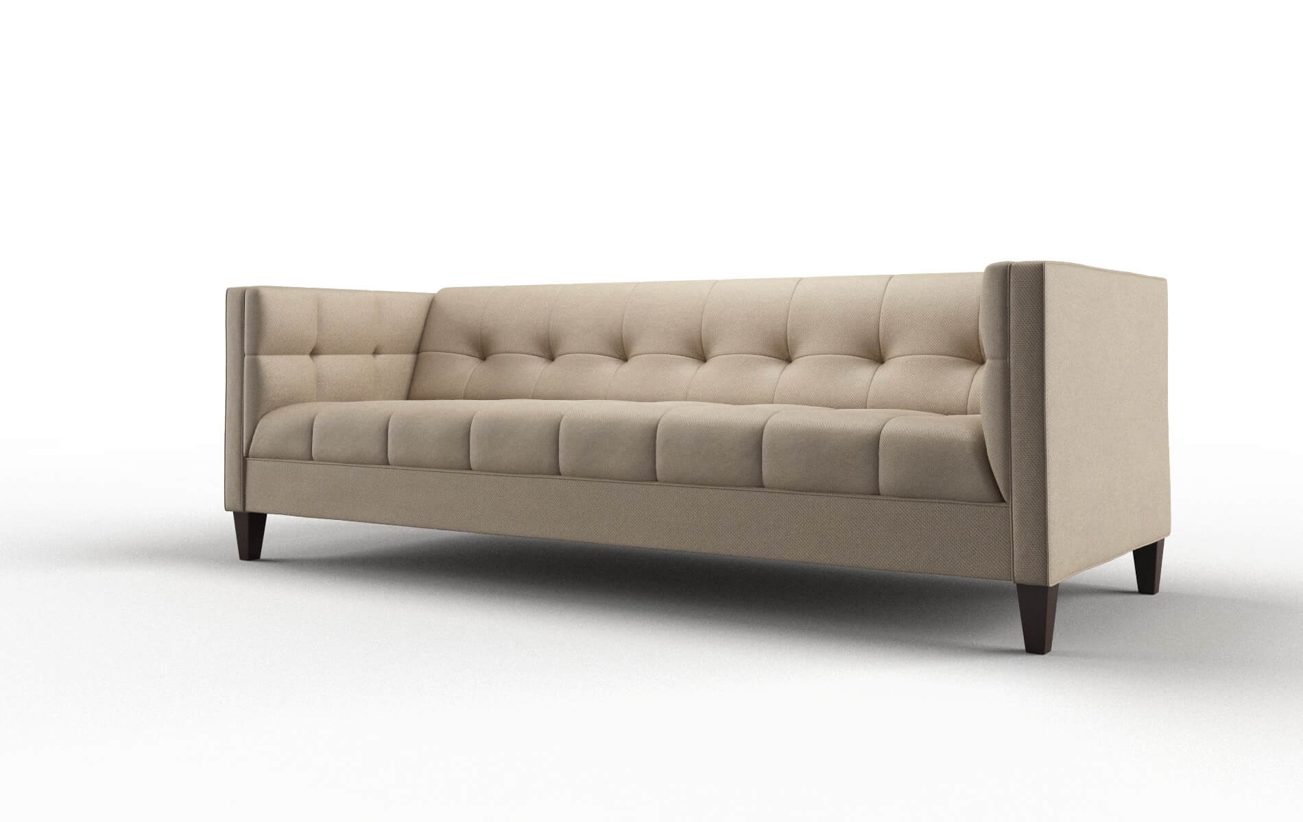 Messina Chance Platinum Sofa espresso legs 4