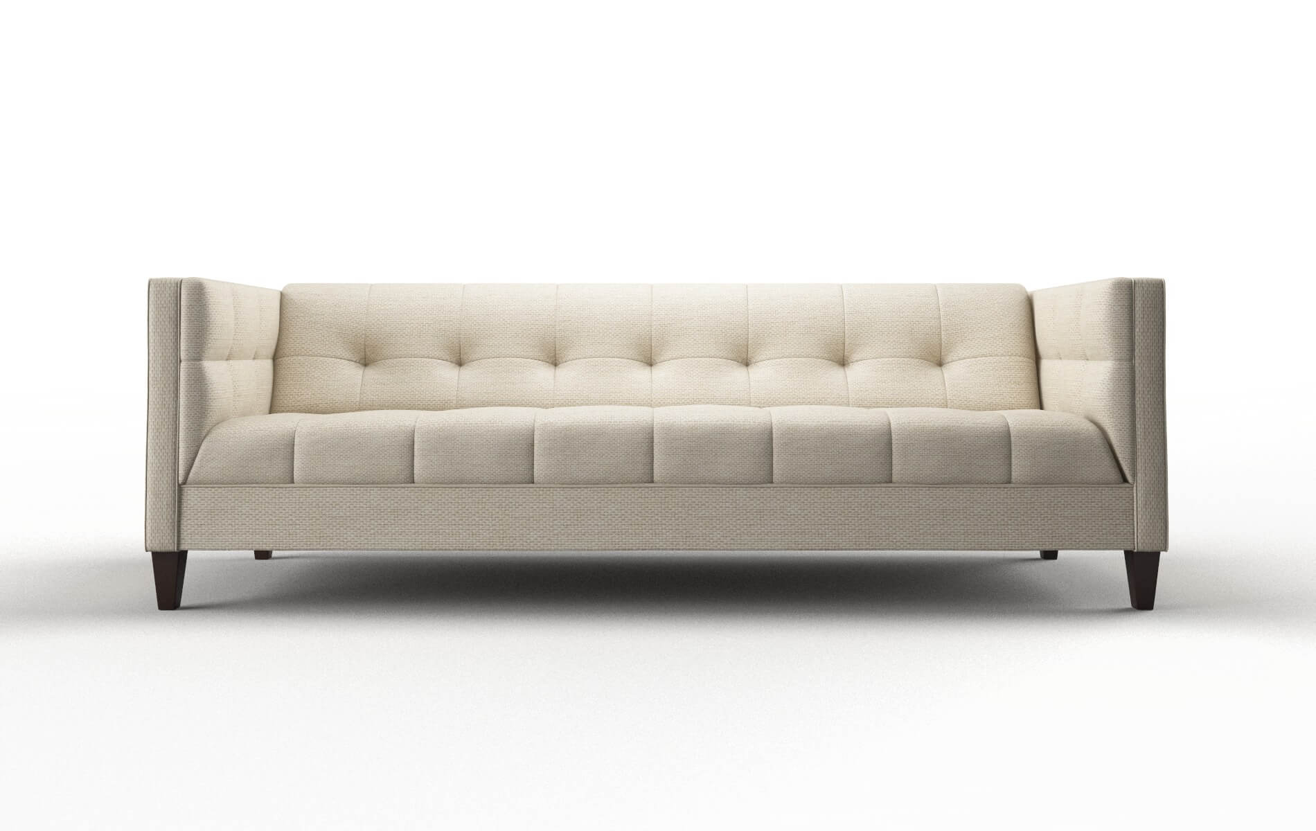 Messina Chance Sand Sofa espresso legs 1