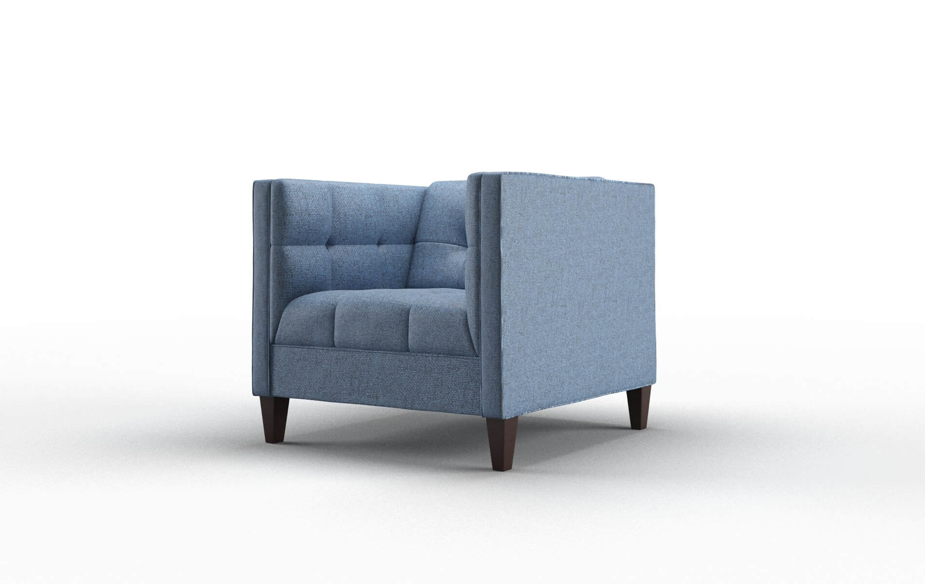 Messina Clyde Deep_ocean Chair espresso legs 4