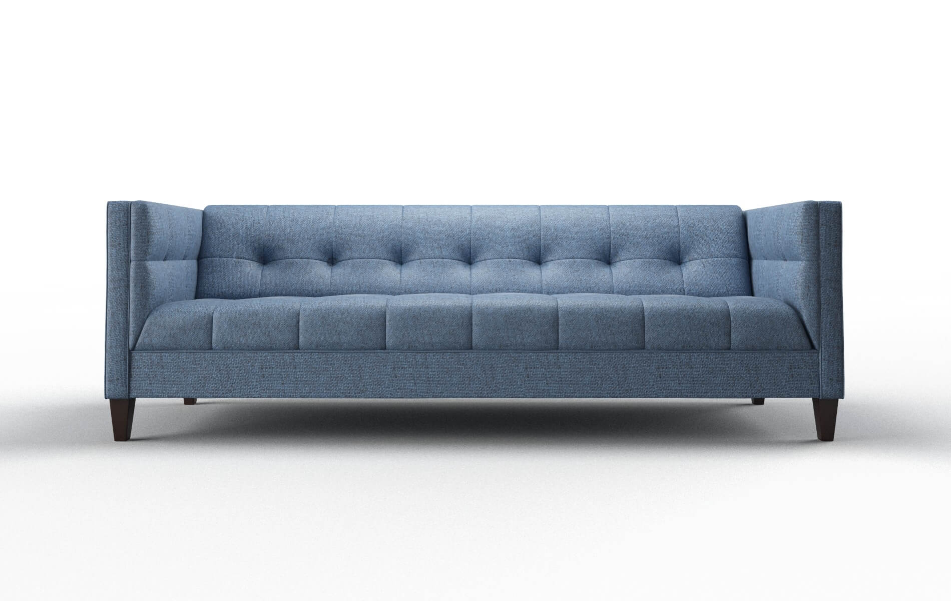Messina Clyde Deep_ocean Sofa espresso legs 1