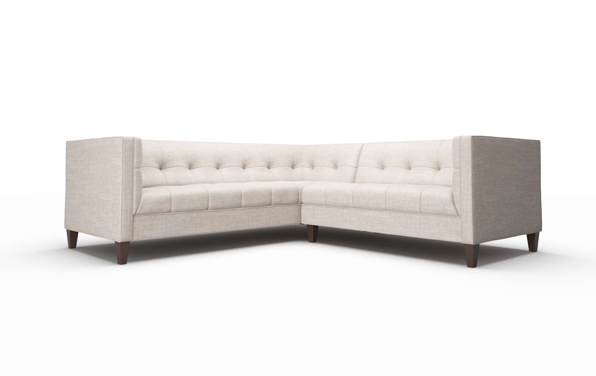 Messina Clyde dolphin Sectional Espresso Legs  1