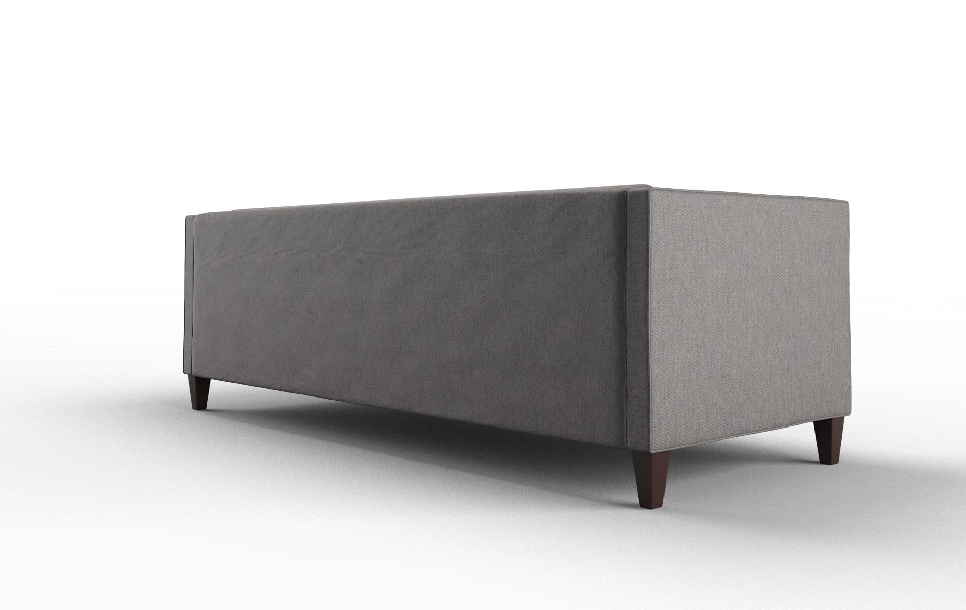 Messina Cosmo Charcoal Sofa espresso legs 5