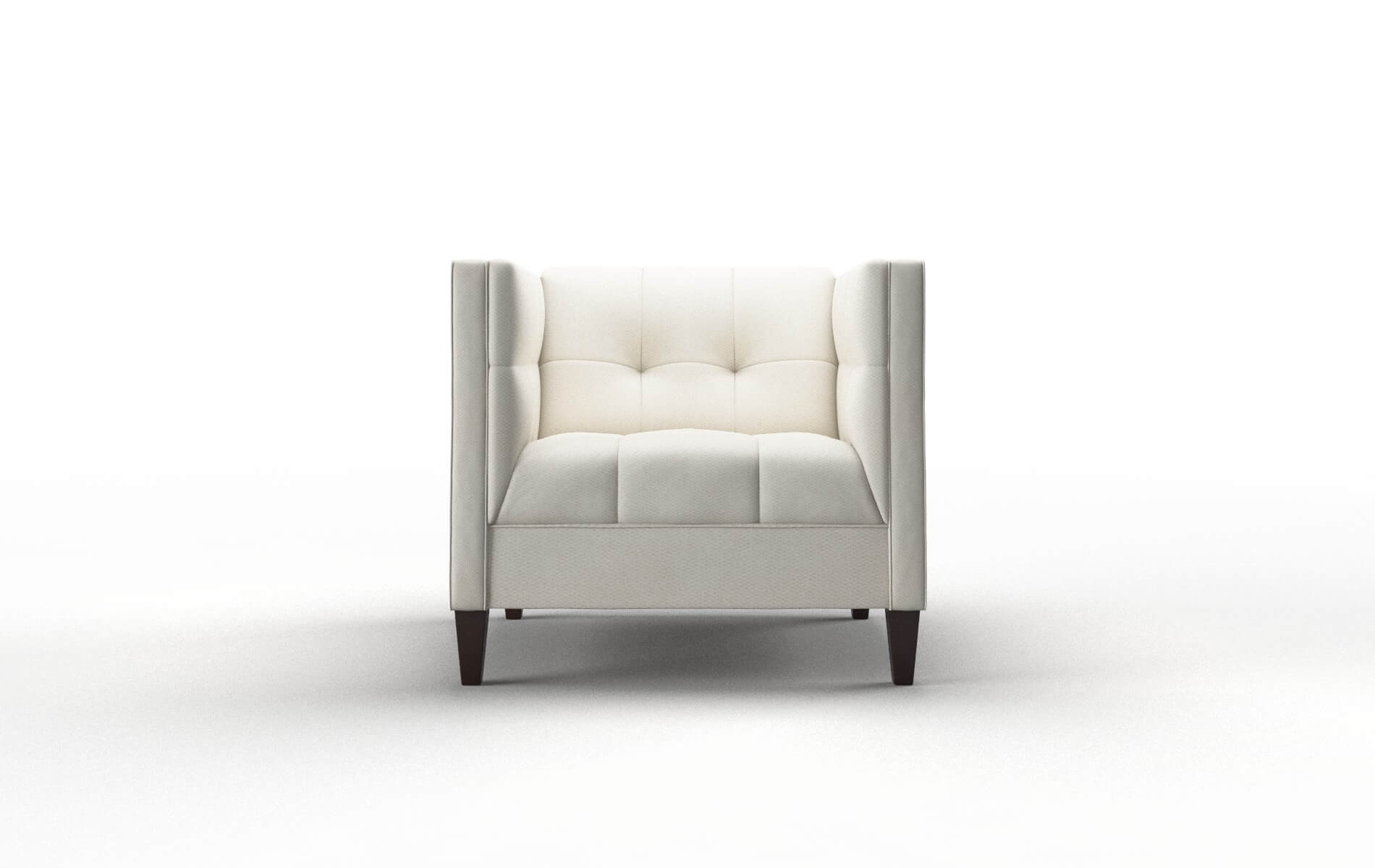 Messina Cosmo ivory Chair Espresso Legs  1