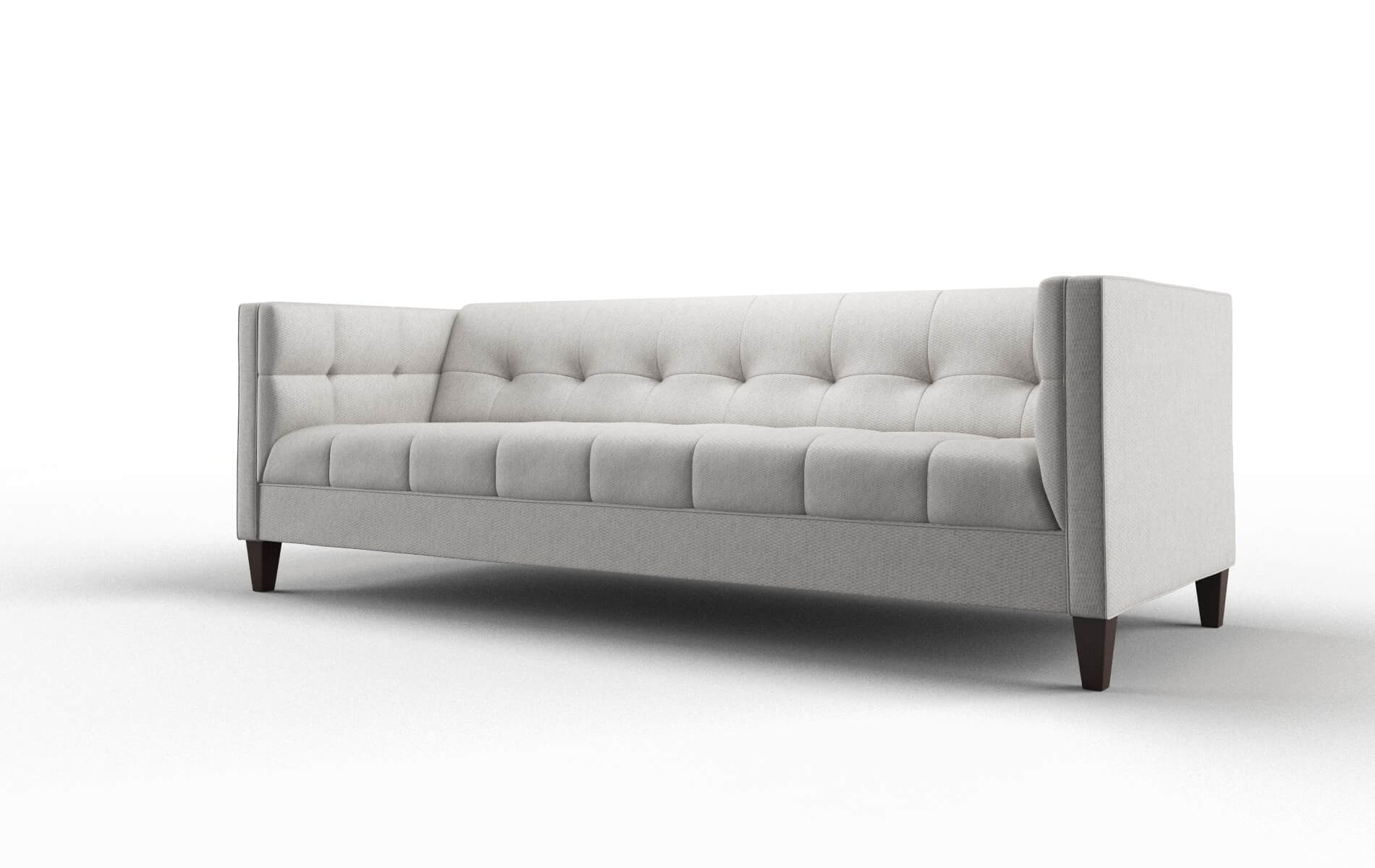 Messina Cosmo Silver Sofa espresso legs 4