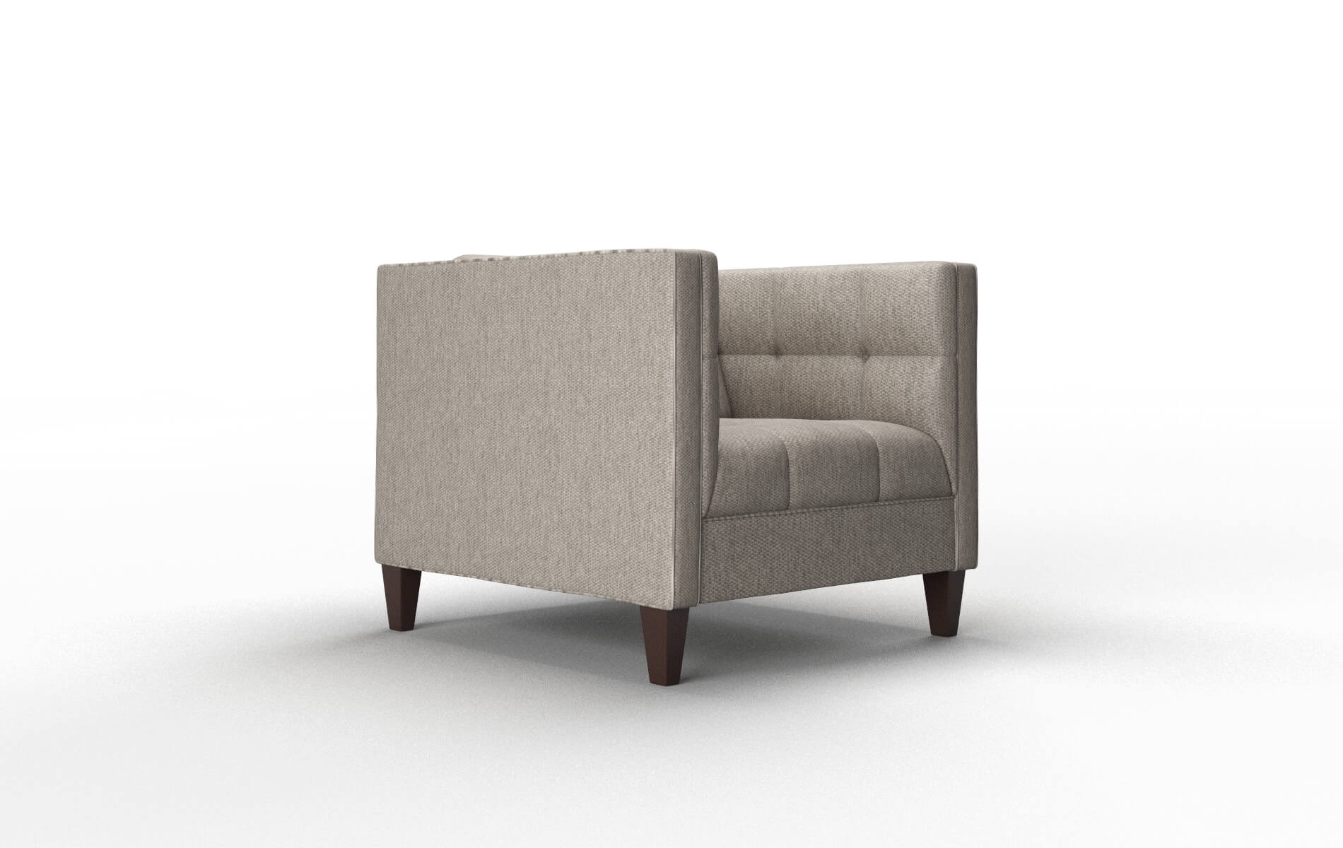 Messina Cosmo Taupe Chair espresso legs 2