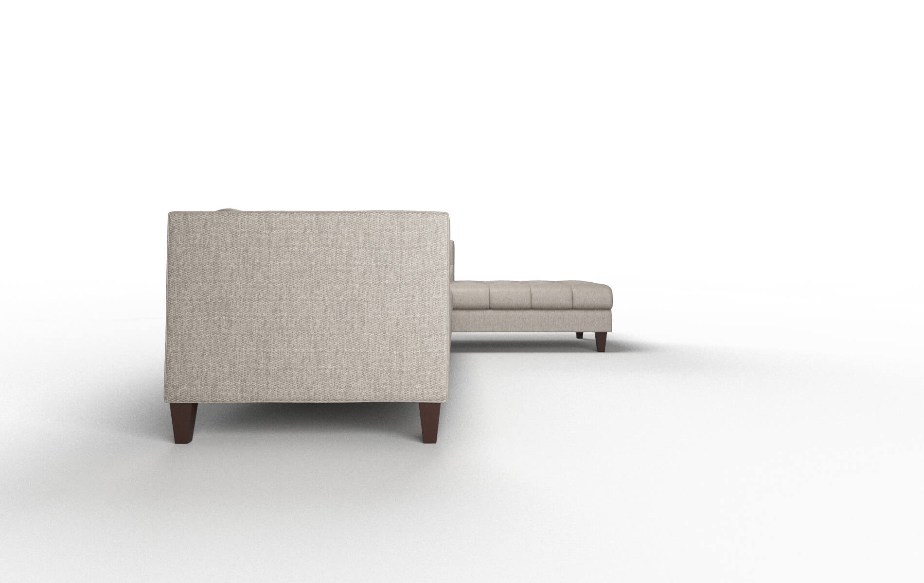 Messina Cosmo Taupe Panel espresso legs 3