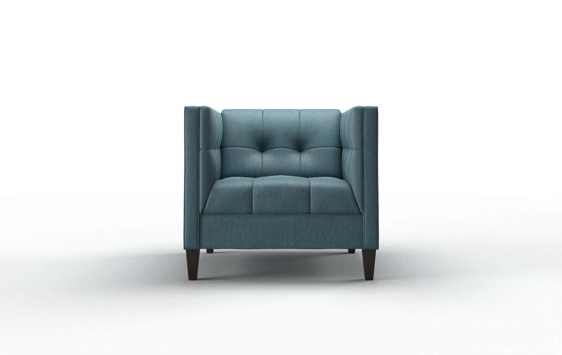 Messina Cosmo Teal Chair espresso legs 1