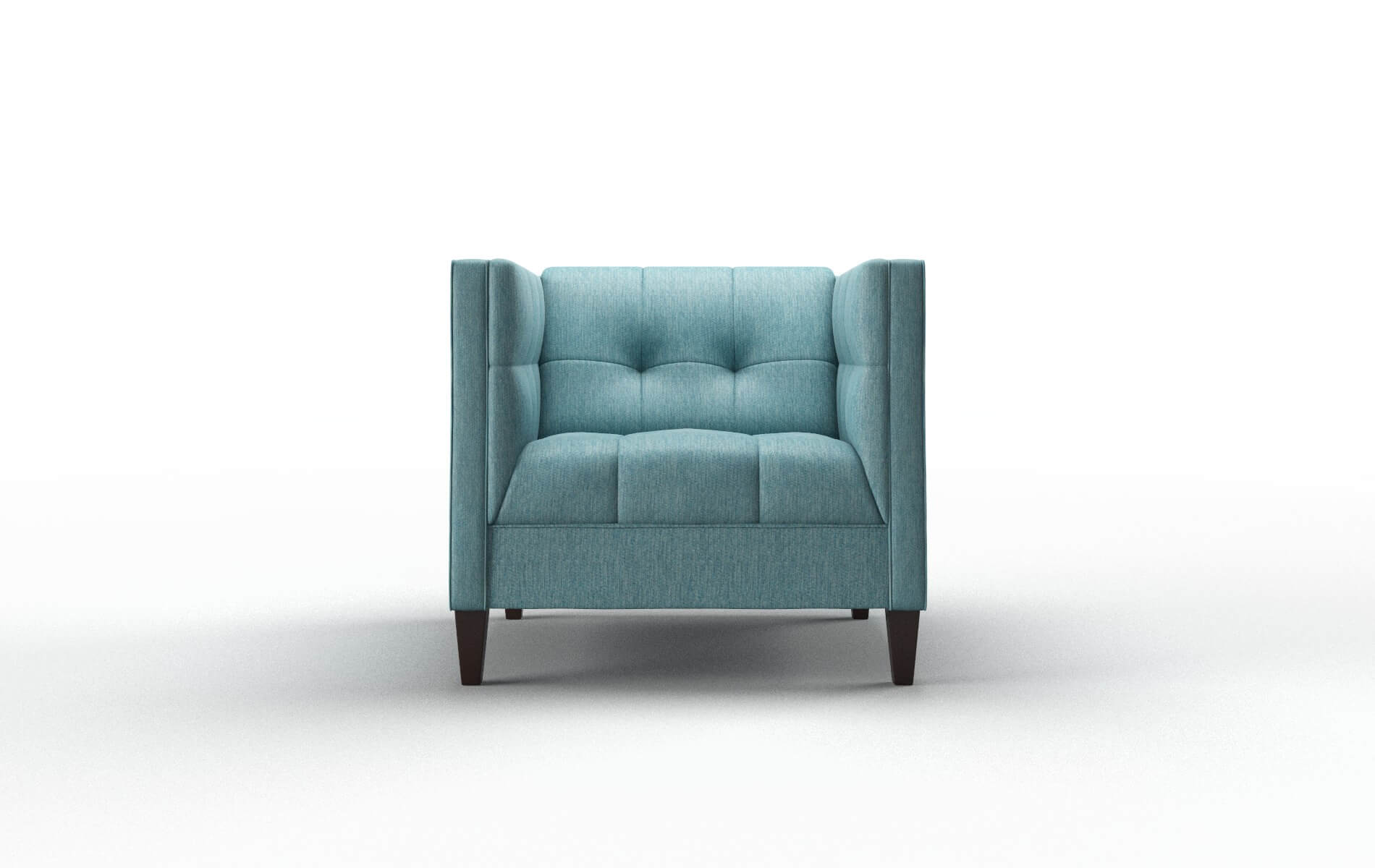 Messina Cosmo Turquoise Chair espresso legs 1