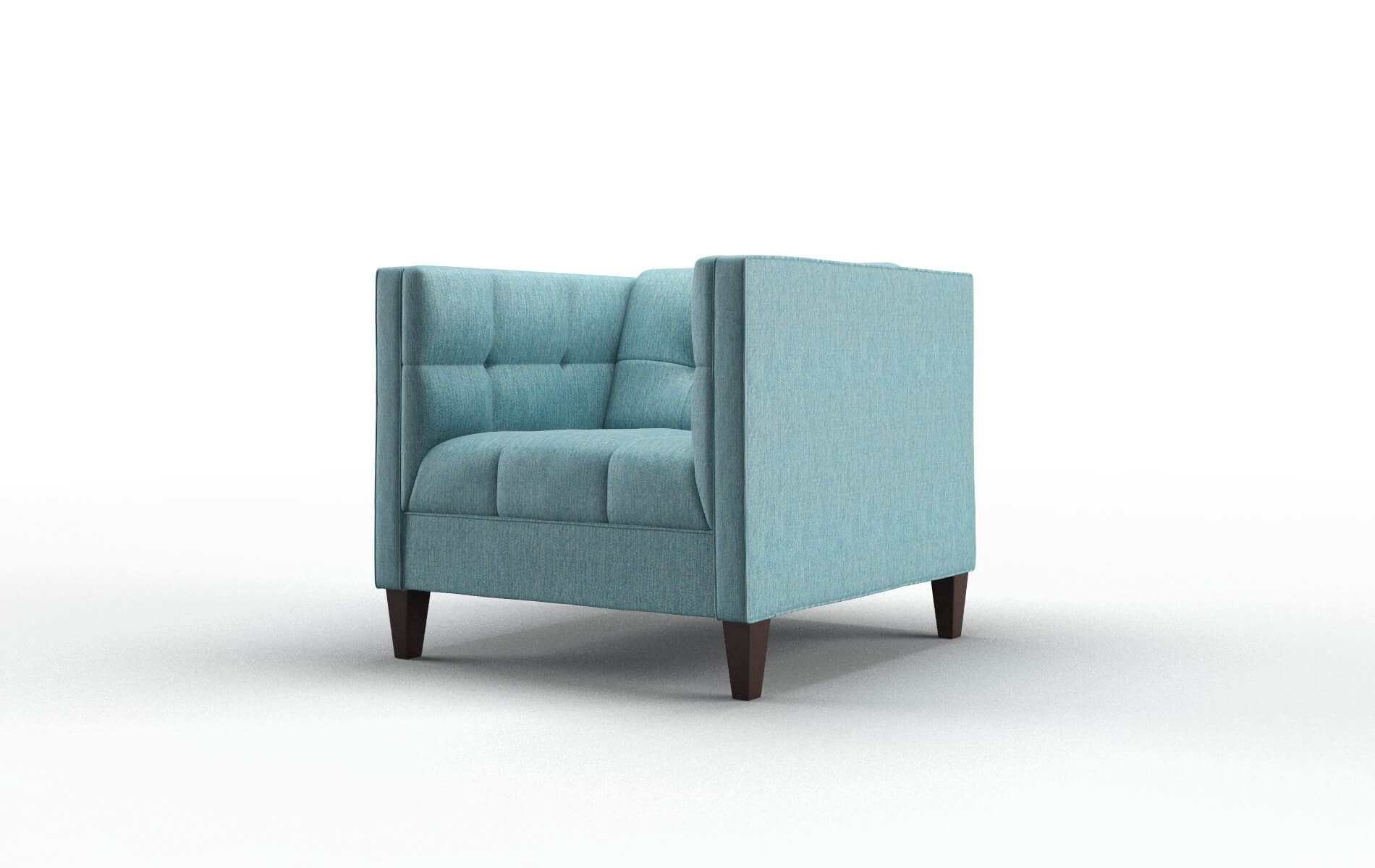 Messina Cosmo Turquoise Chair espresso legs 4
