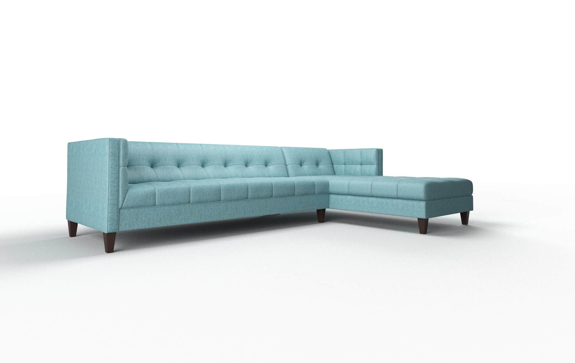 Messina Cosmo Turquoise Panel espresso legs 2