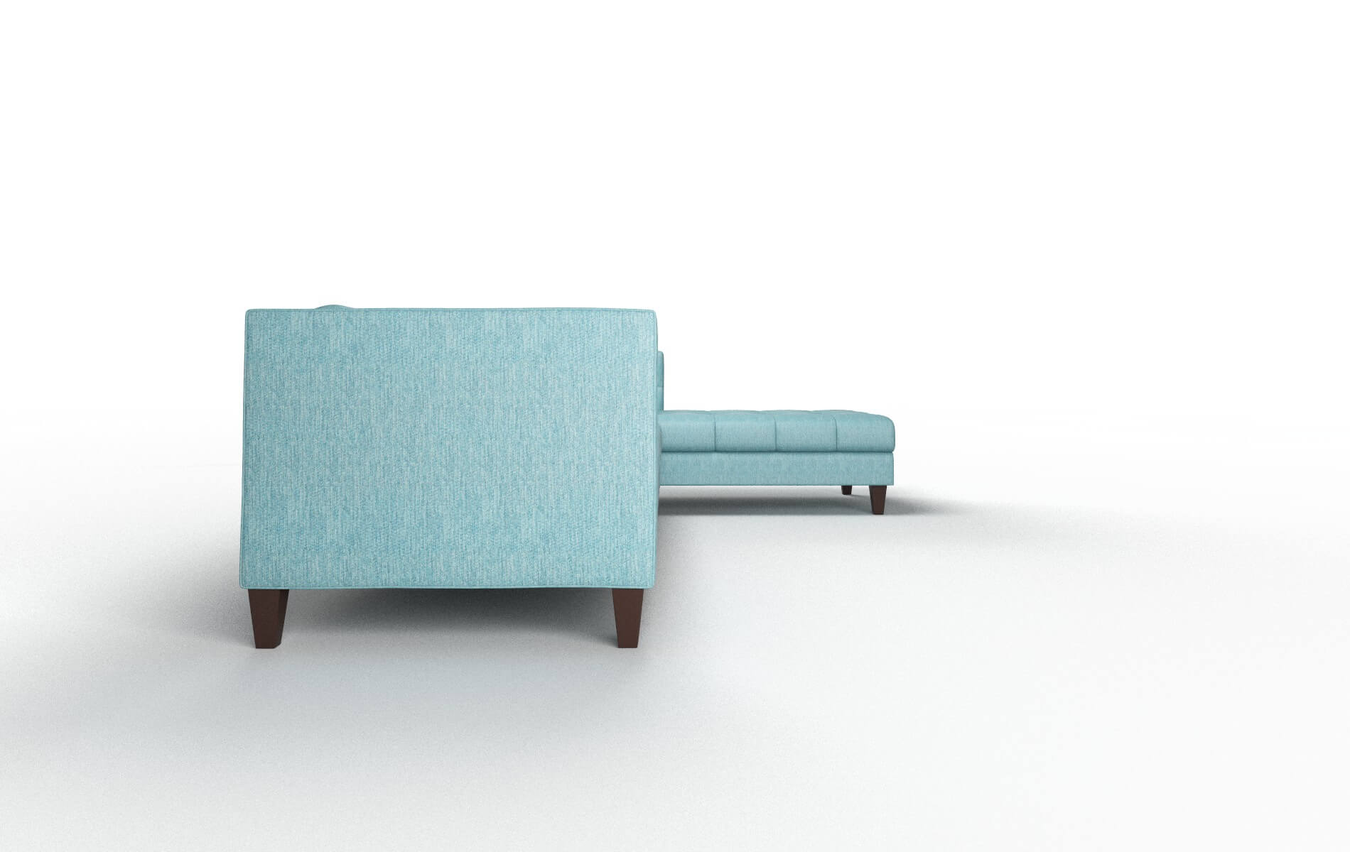 Messina Cosmo Turquoise Panel espresso legs 3