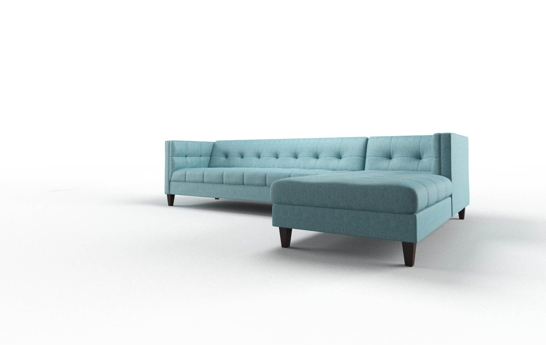 Messina Cosmo Turquoise Panel espresso legs 4