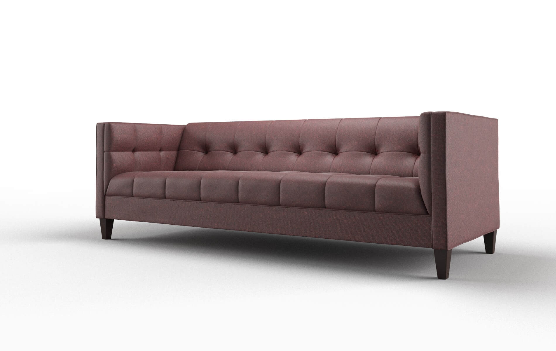 Messina Derby Berry Sofa espresso legs 4