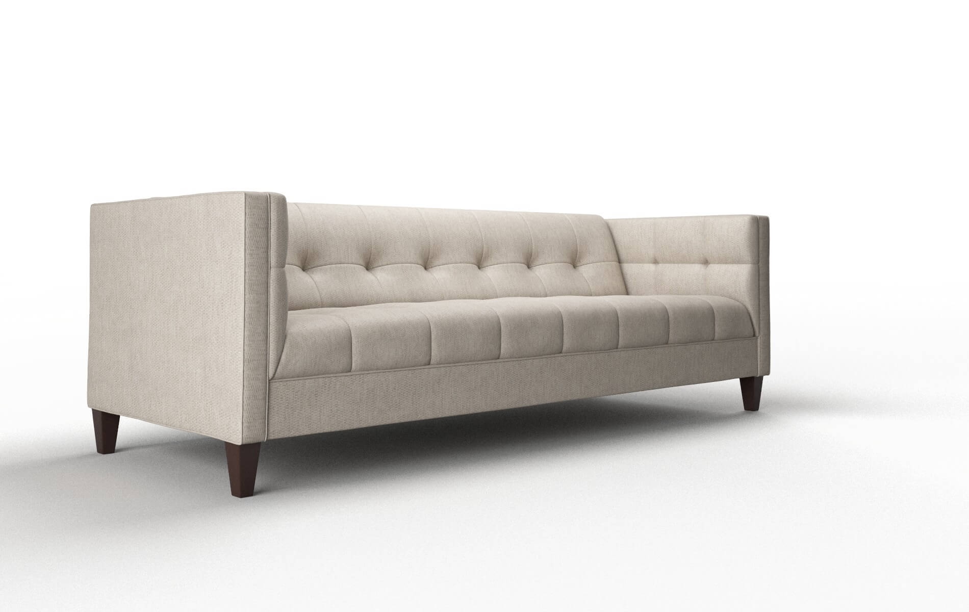 Messina Derby Linen Sofa espresso legs 2