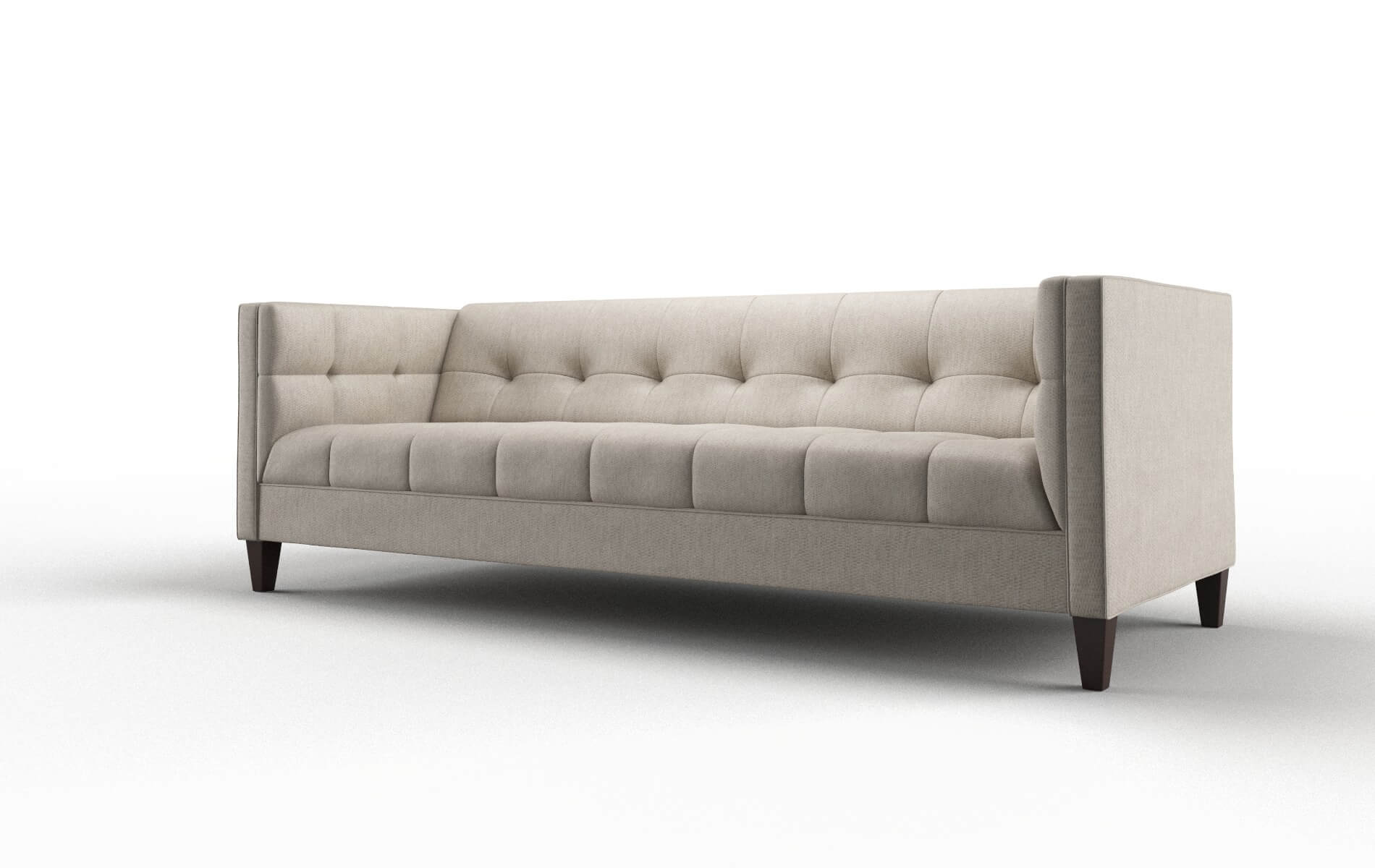 Messina Derby Linen Sofa espresso legs 4