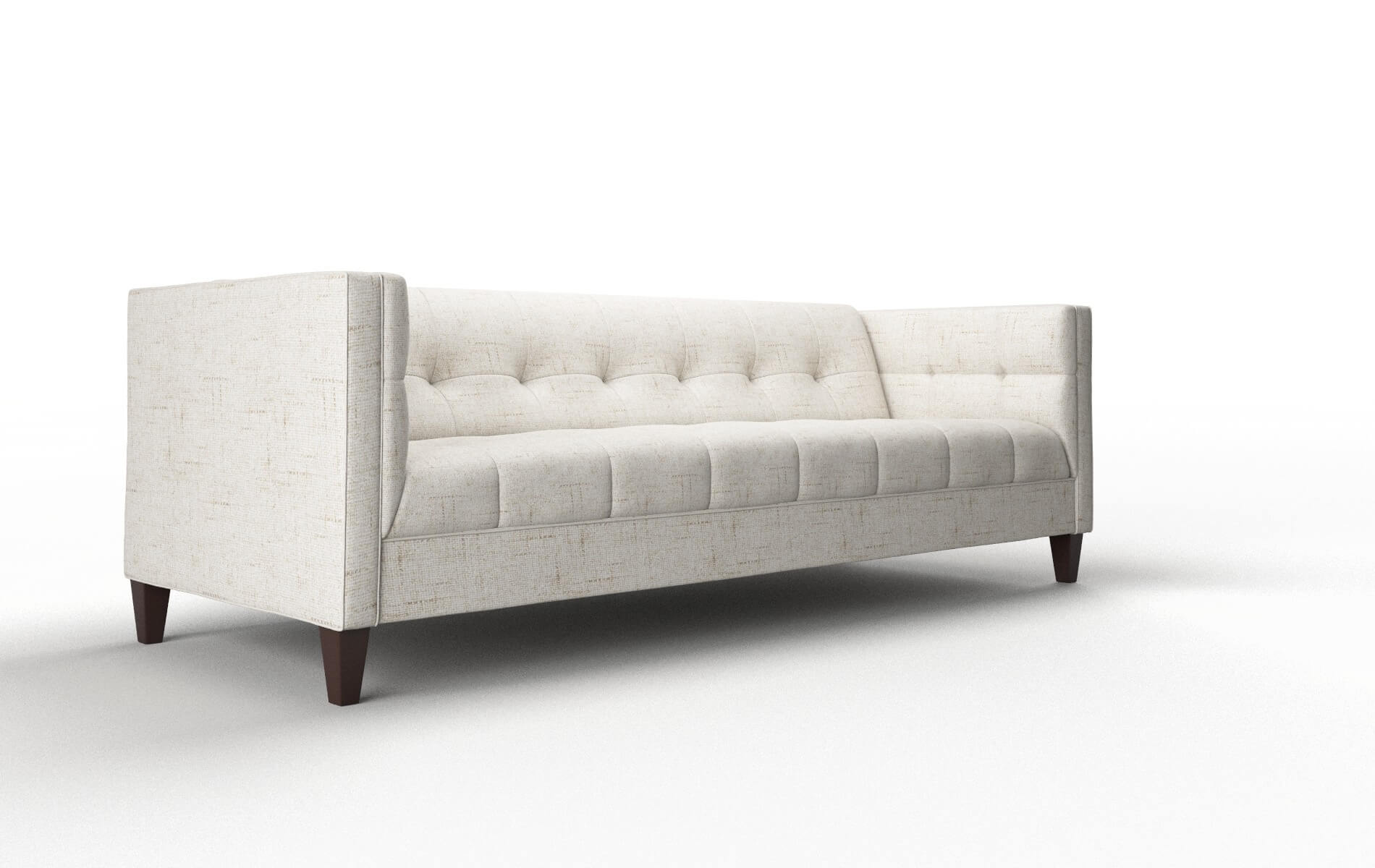 Messina Derby Taupe Sofa espresso legs 2
