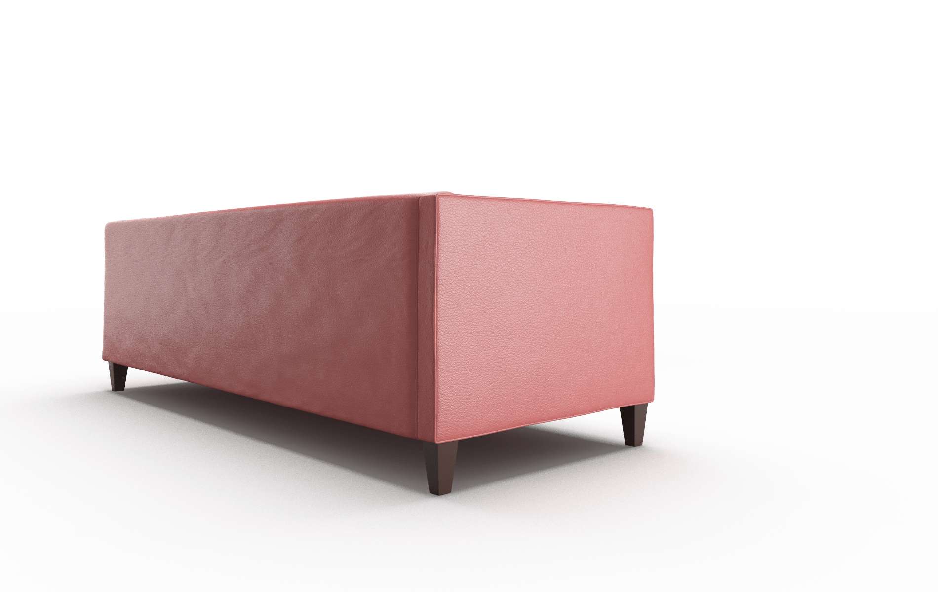 Messina Dillion Cordovan Sectional espresso legs 3