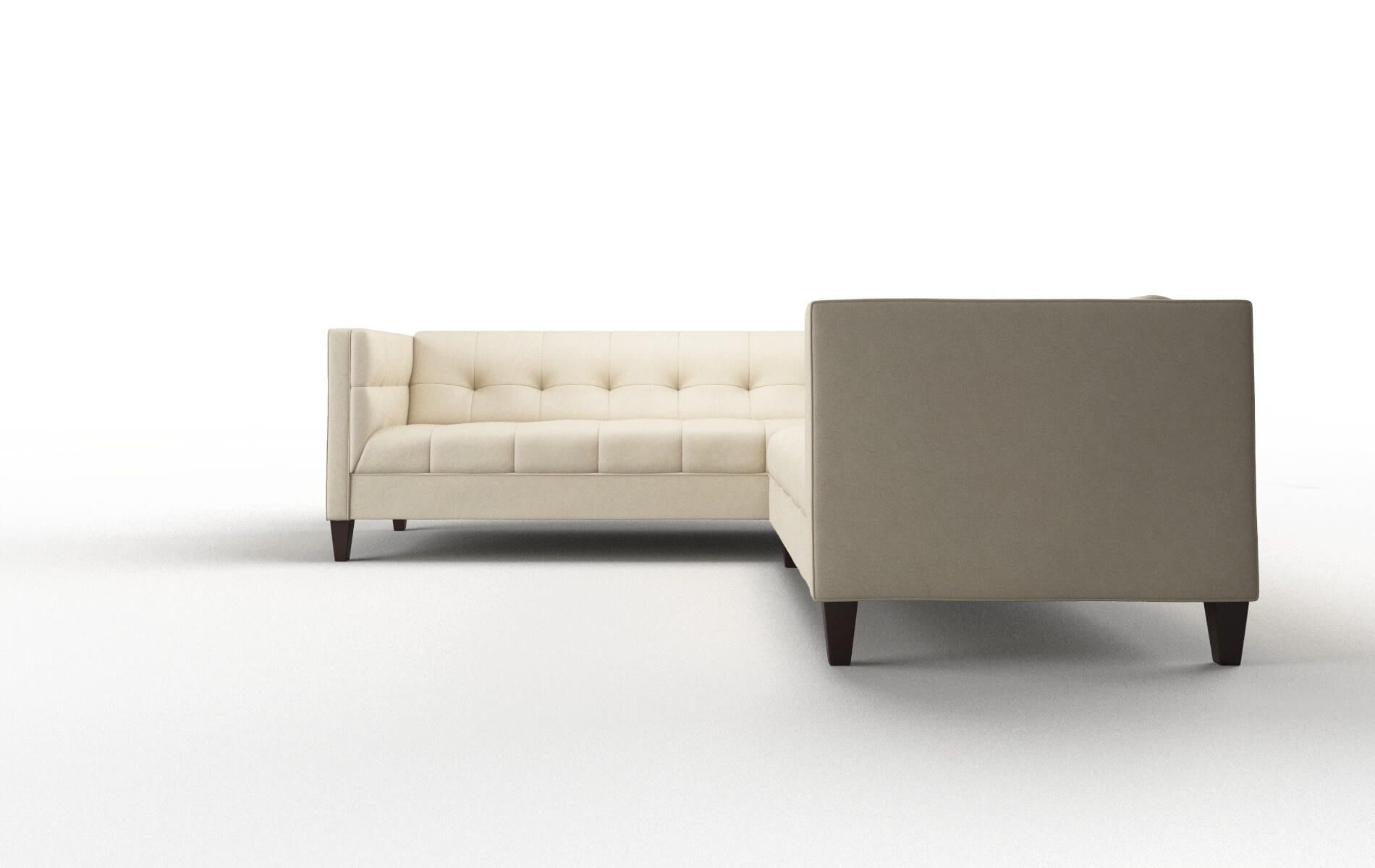 Messina Dream_d Almond Sectional espresso legs 5