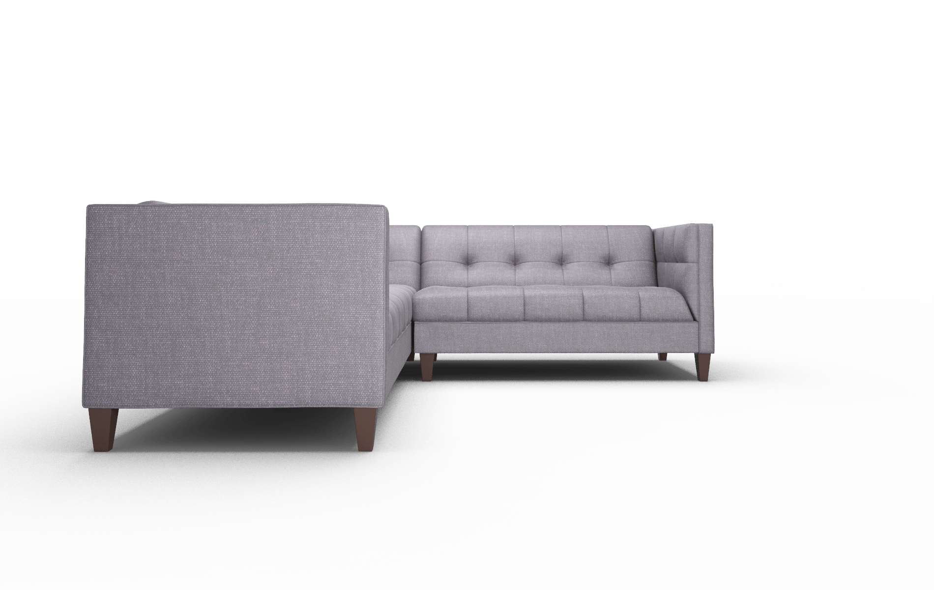 Messina Durham Ink Sectional espresso legs 2