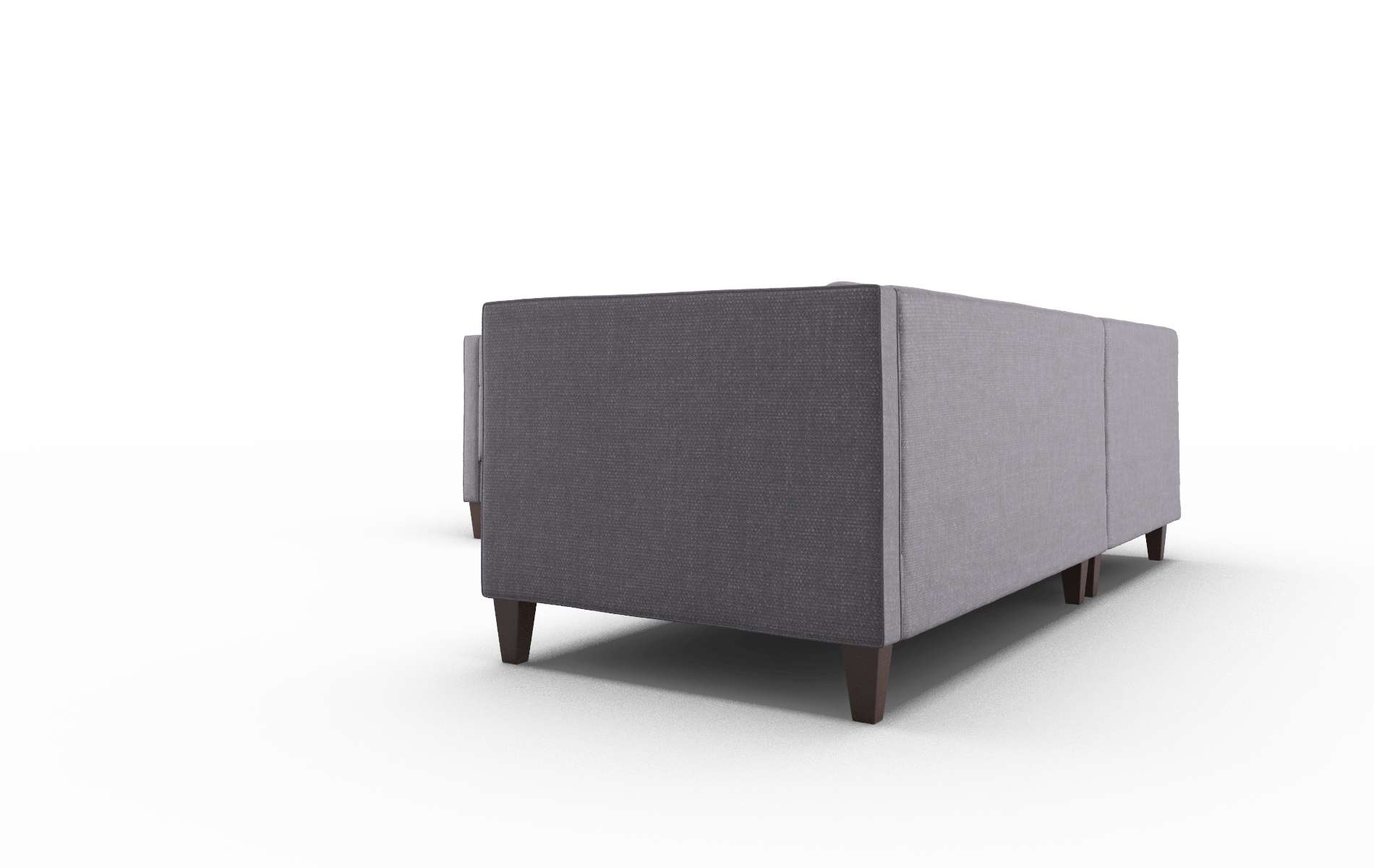 Messina Durham Ink Sectional espresso legs 4