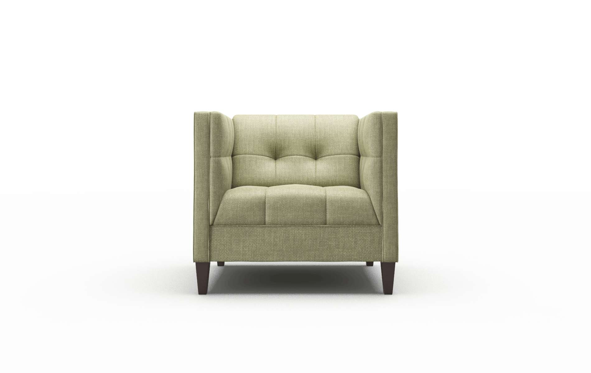 Messina Durham Lime Chair espresso legs 1