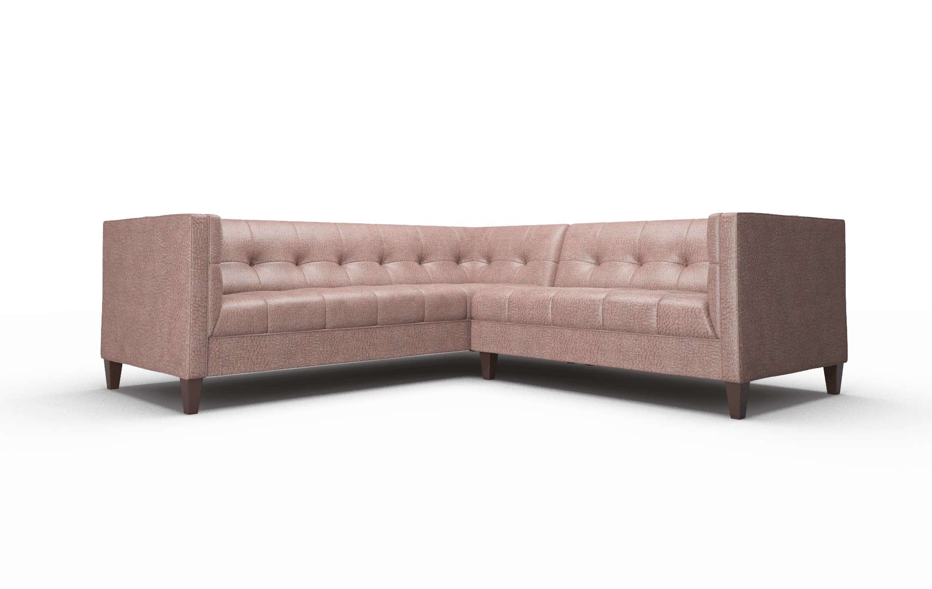 Messina Ford Brown Sectional espresso legs 1