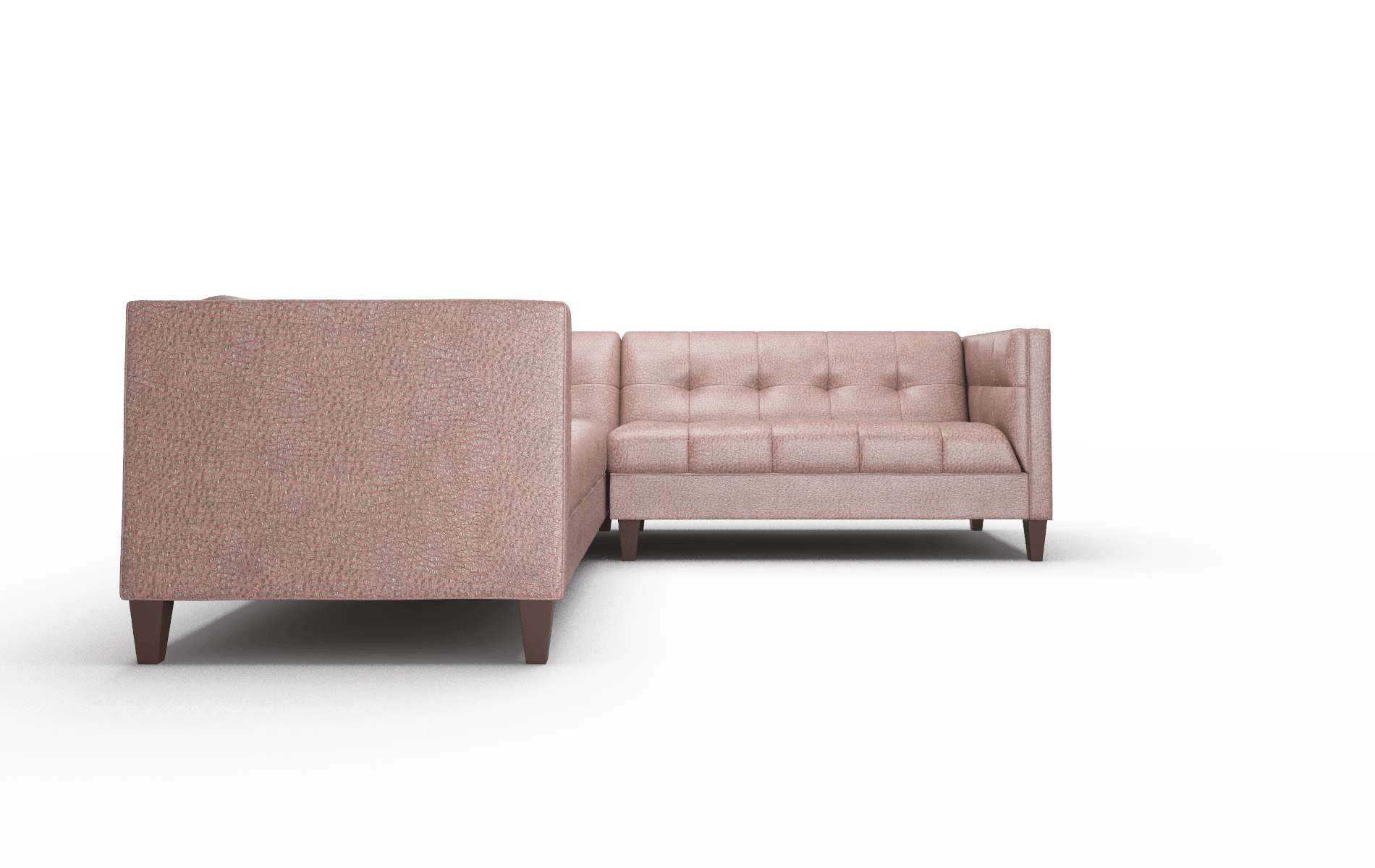 Messina Ford Brown Sectional espresso legs 2