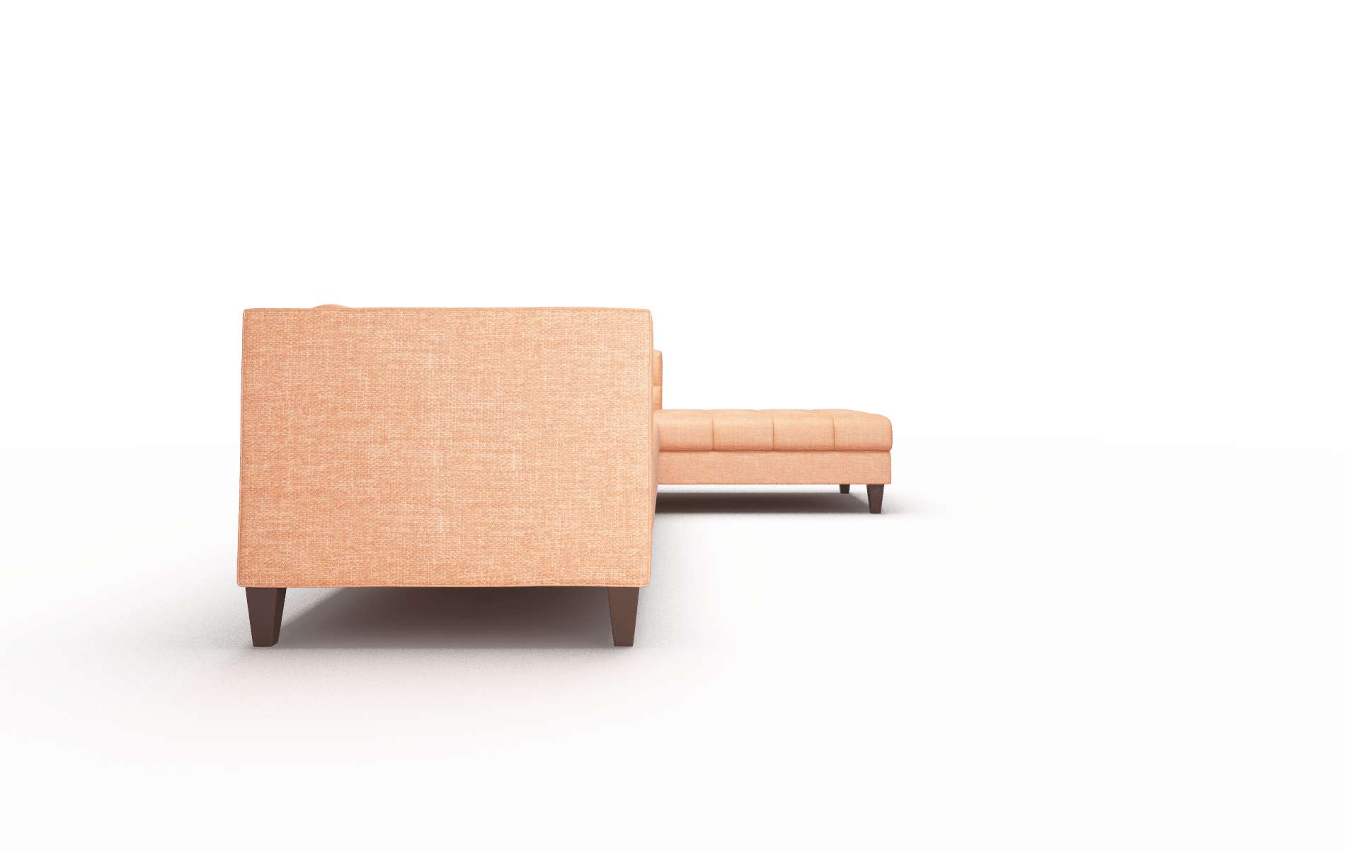 Messina Hepburn Appricot Panel espresso legs 3