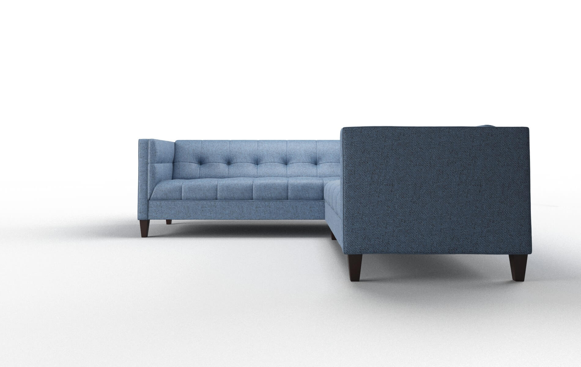 Messina Hepburn Water Sectional espresso legs 5