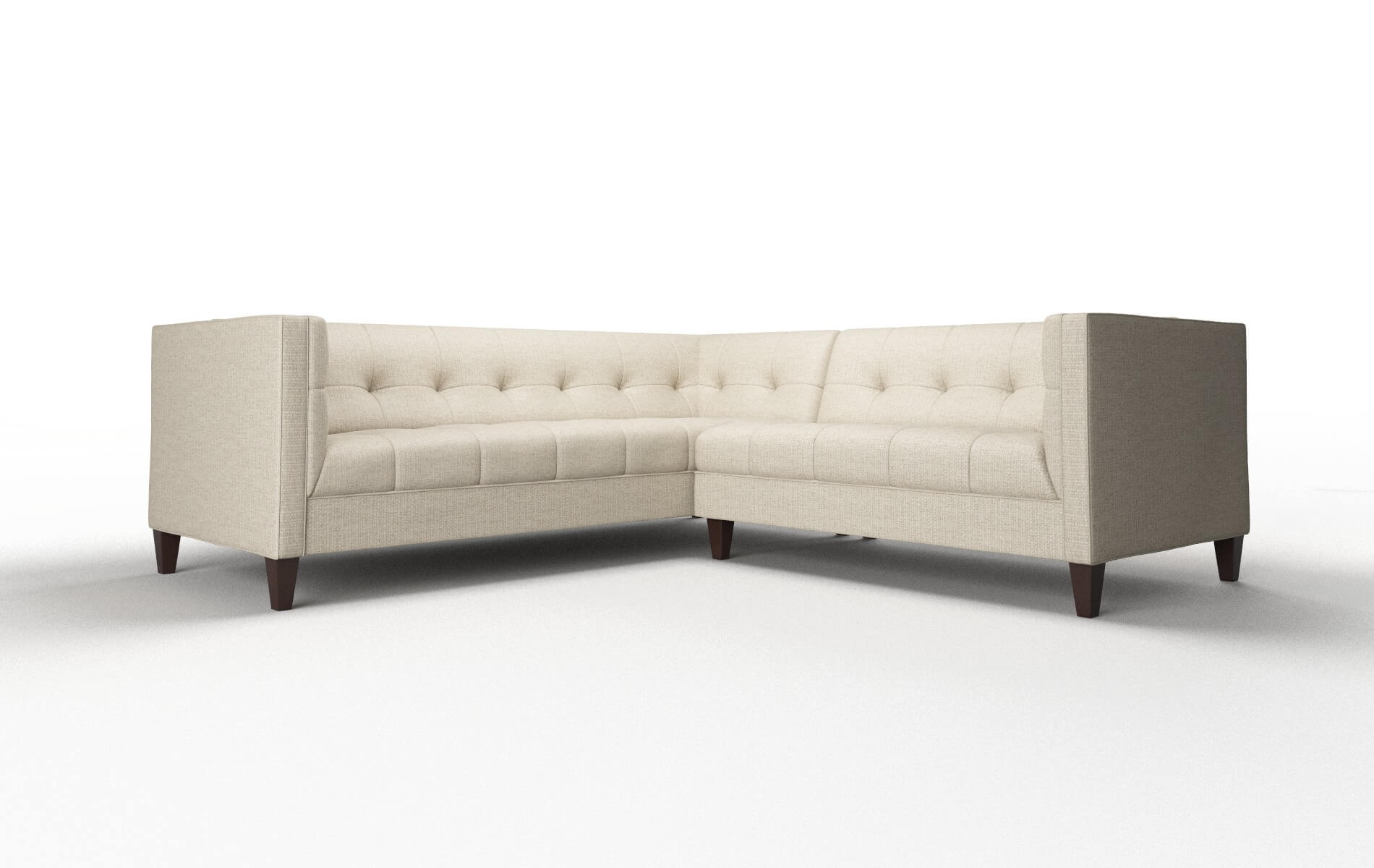 Messina Insight Barley Sectional espresso legs 1