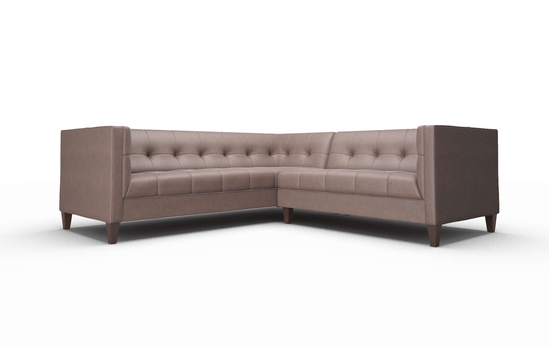 Messina Insight Cafe Sectional espresso legs 1