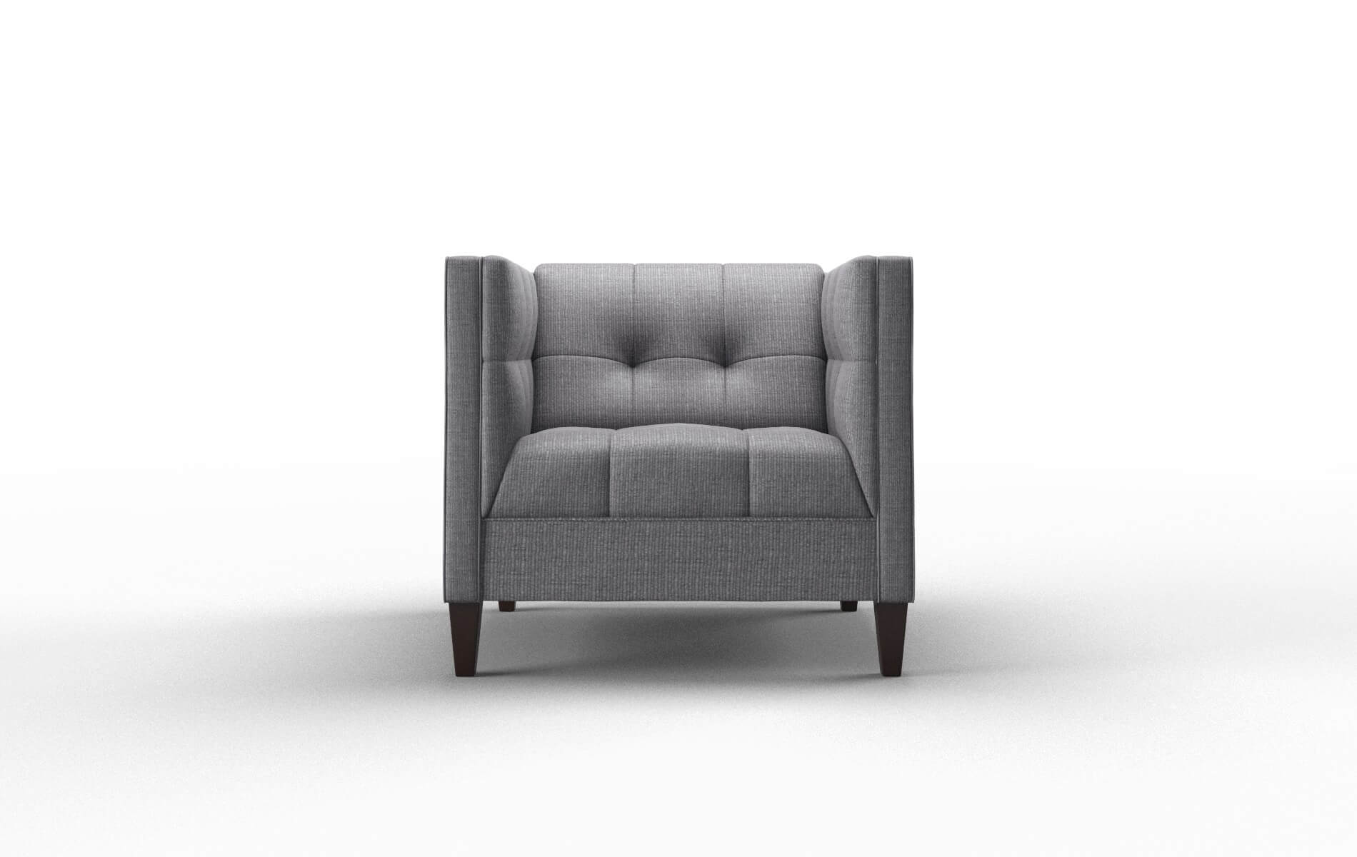 Messina Insight denim Chair Espresso Legs  1