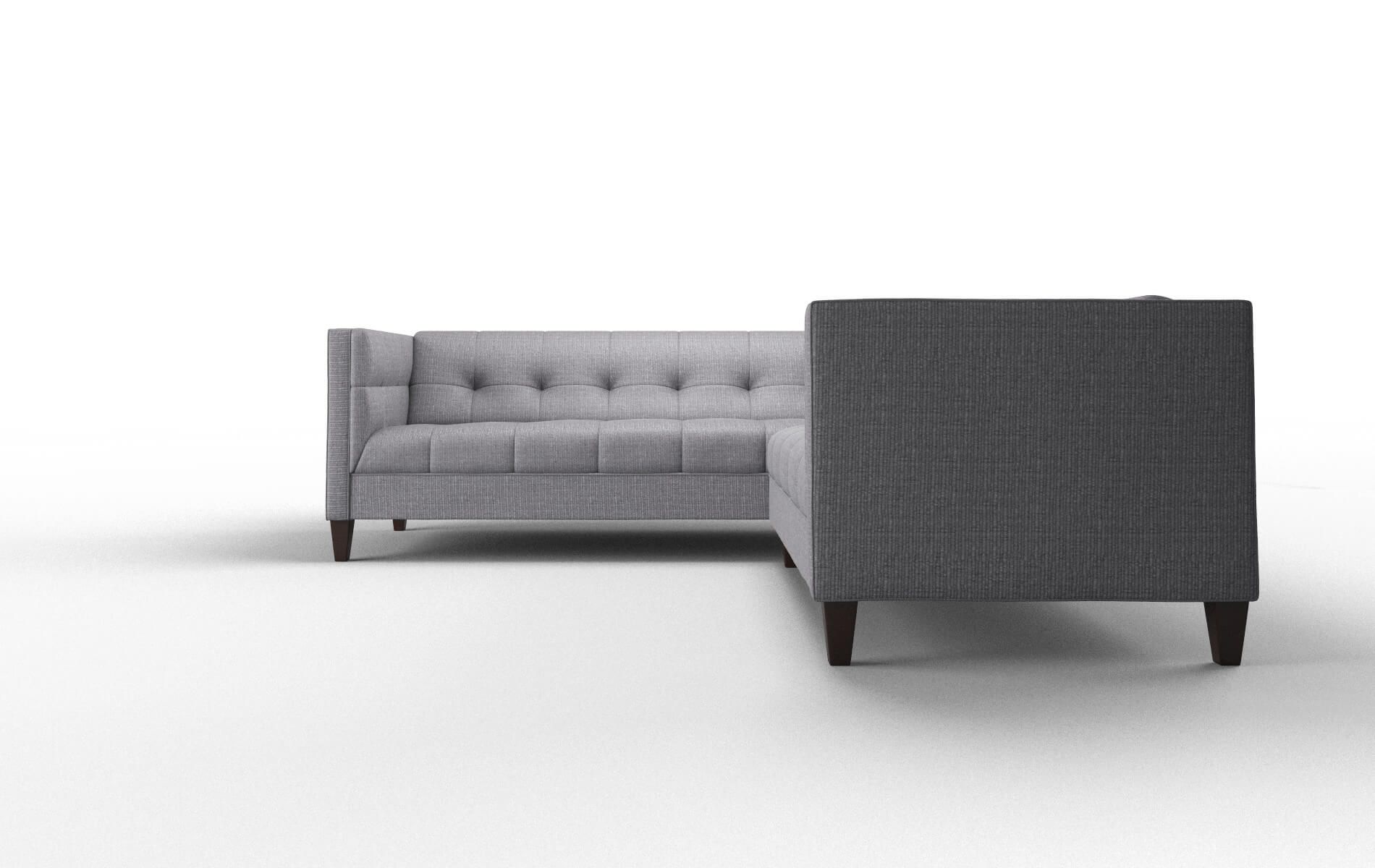 Messina Insight Denim Sectional espresso legs 5