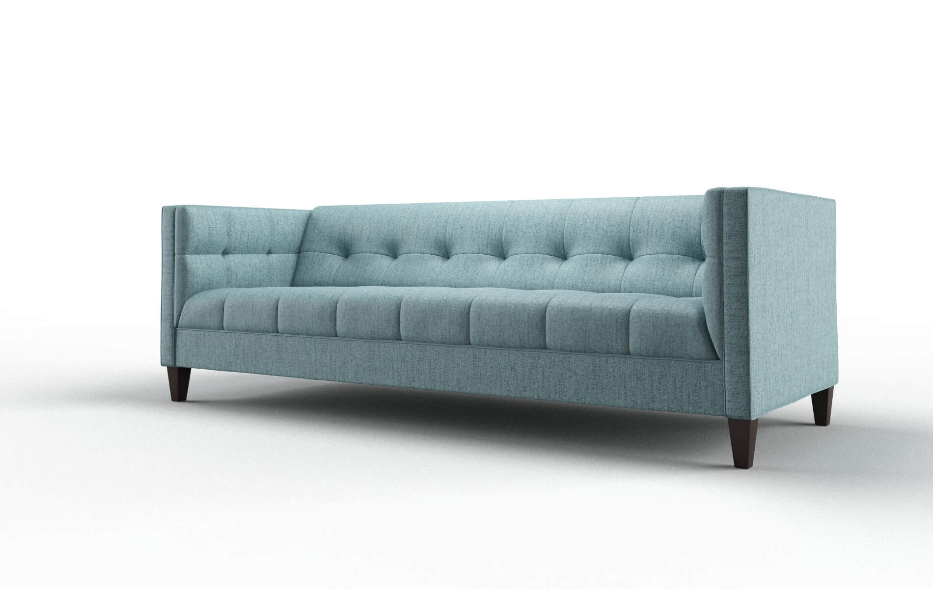 Messina Insight Peacock Sofa espresso legs 4