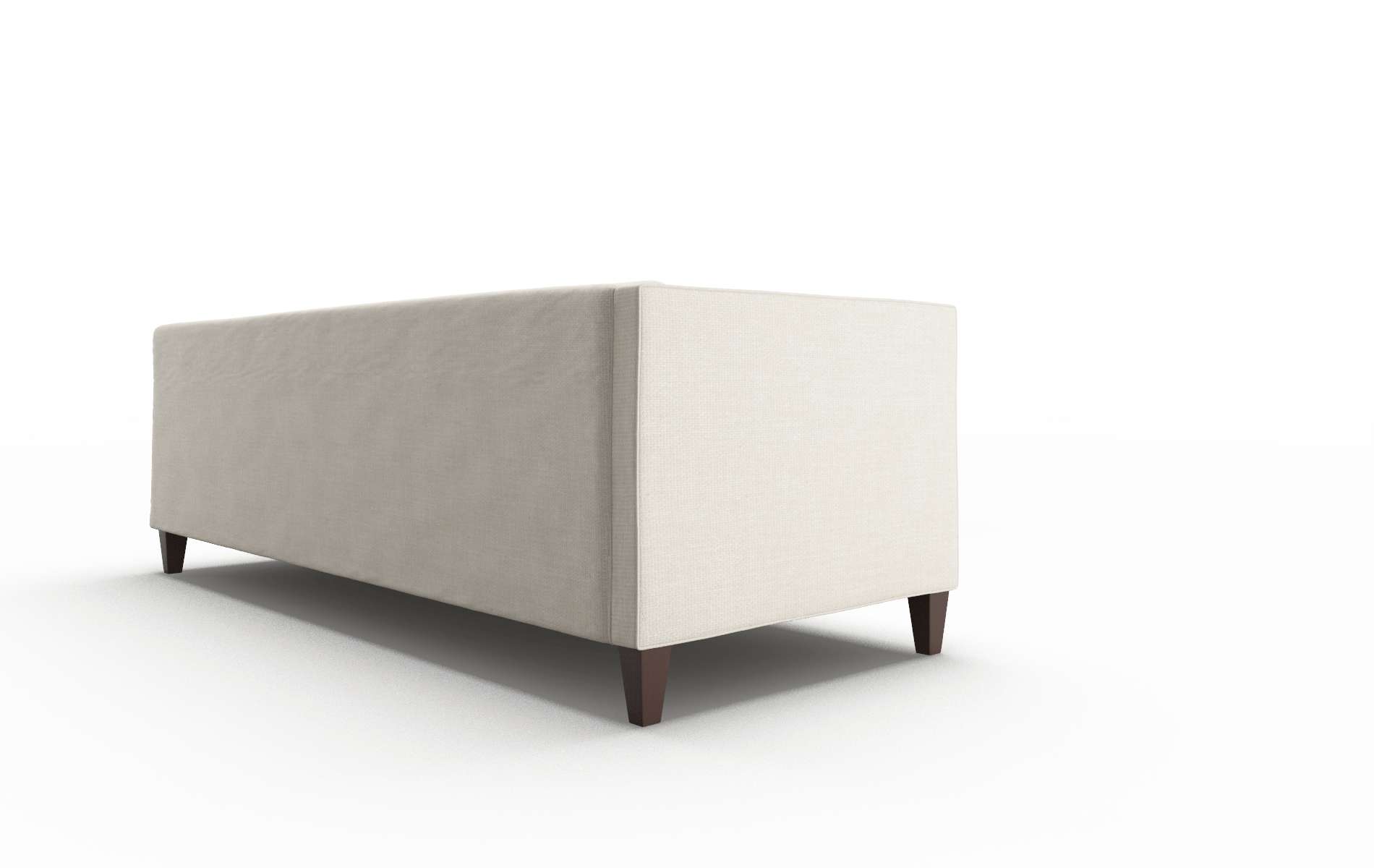 Messina Keylargo Almond Sectional espresso legs 3