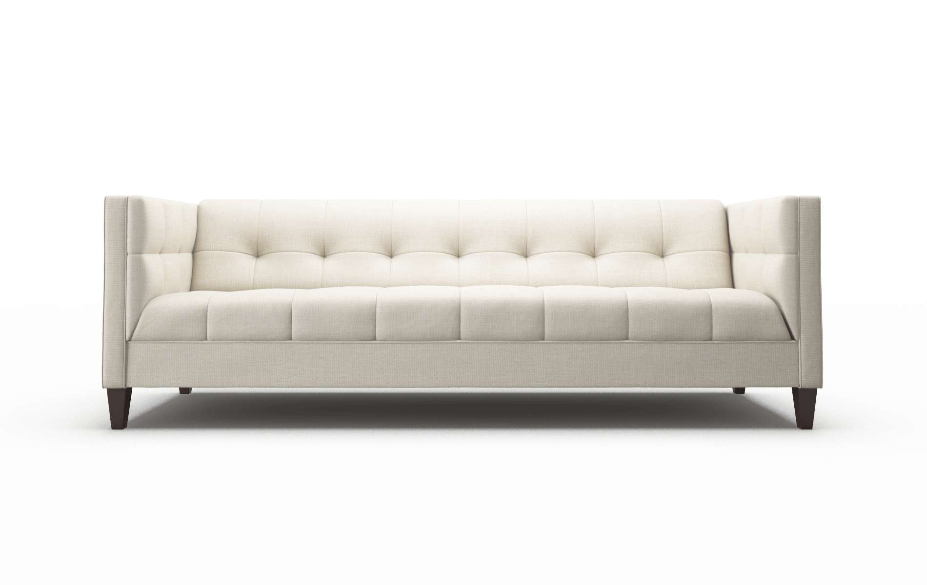 Messina Keylargo Almond Sofa espresso legs 1