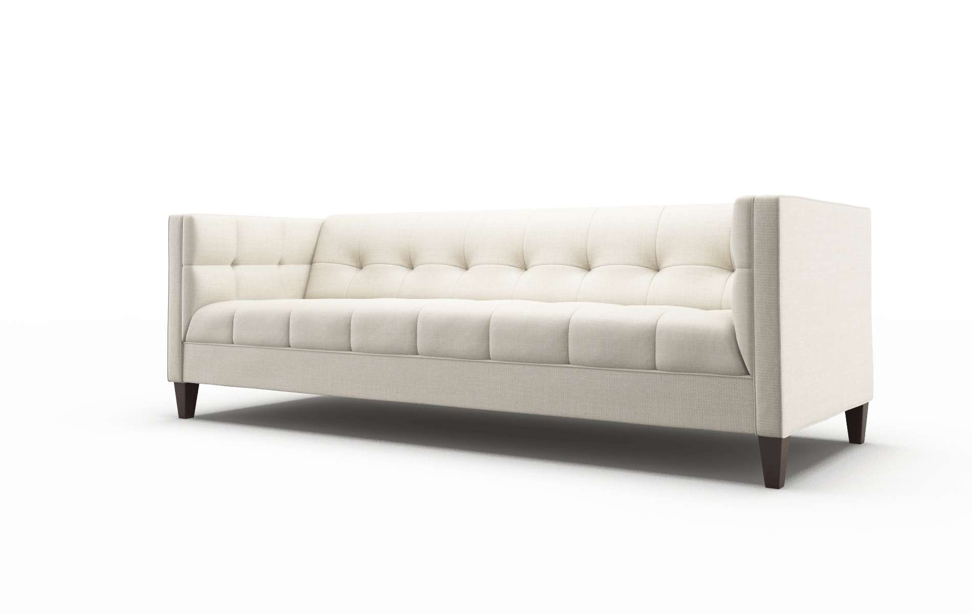 Messina Keylargo Almond Sofa espresso legs 4