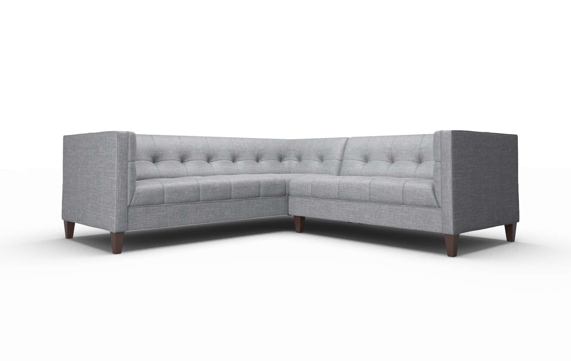 Messina Keylargo Graphite Sectional espresso legs 1