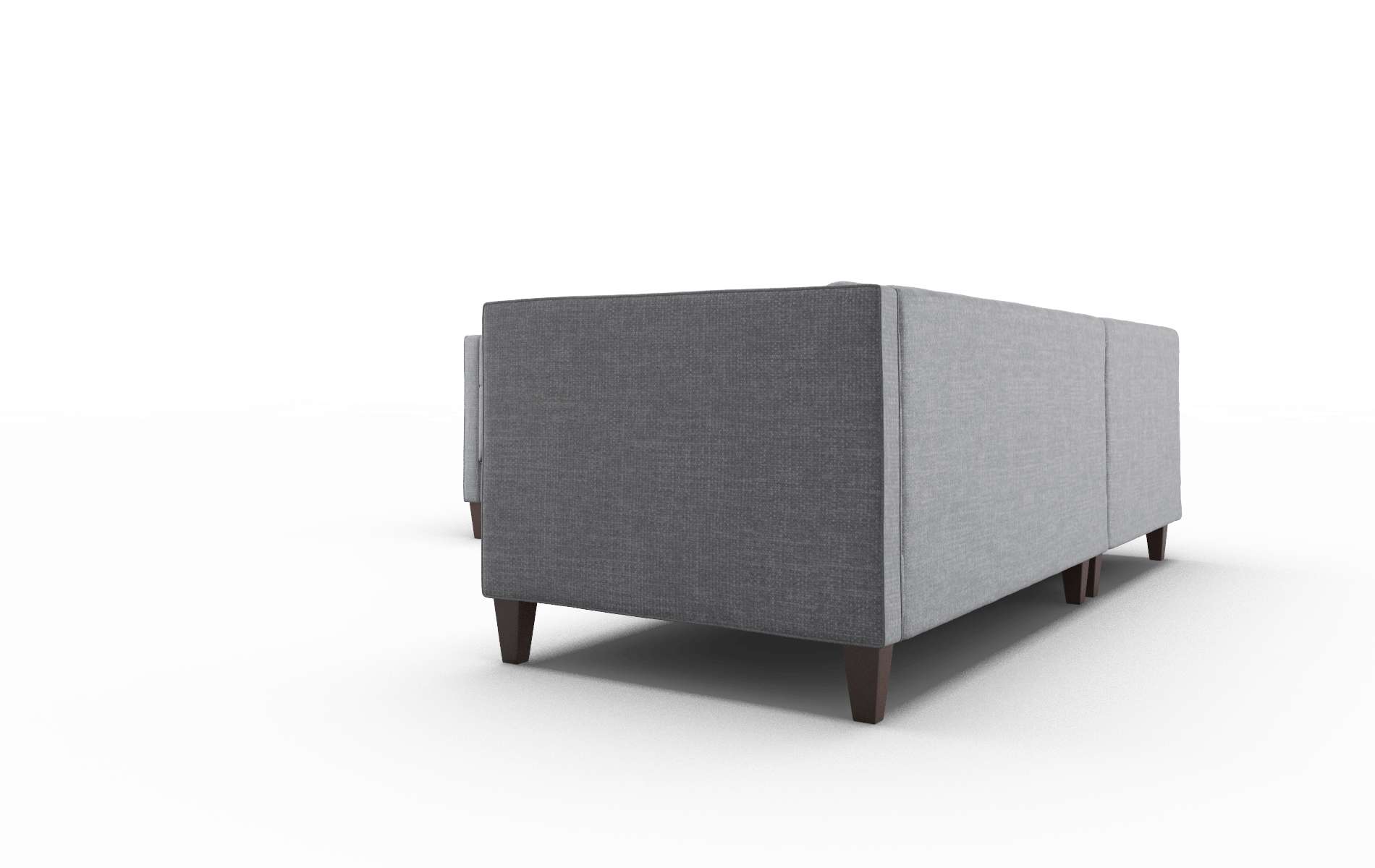 Messina Keylargo Graphite Sectional espresso legs 4