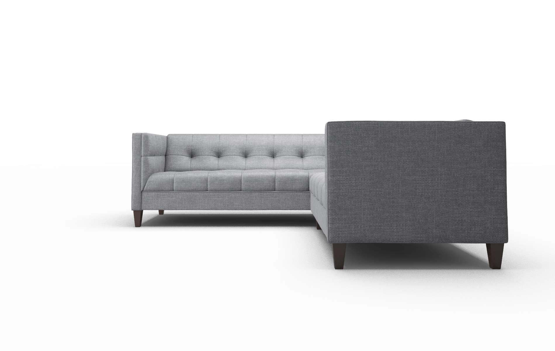 Messina Keylargo Graphite Sectional espresso legs 5