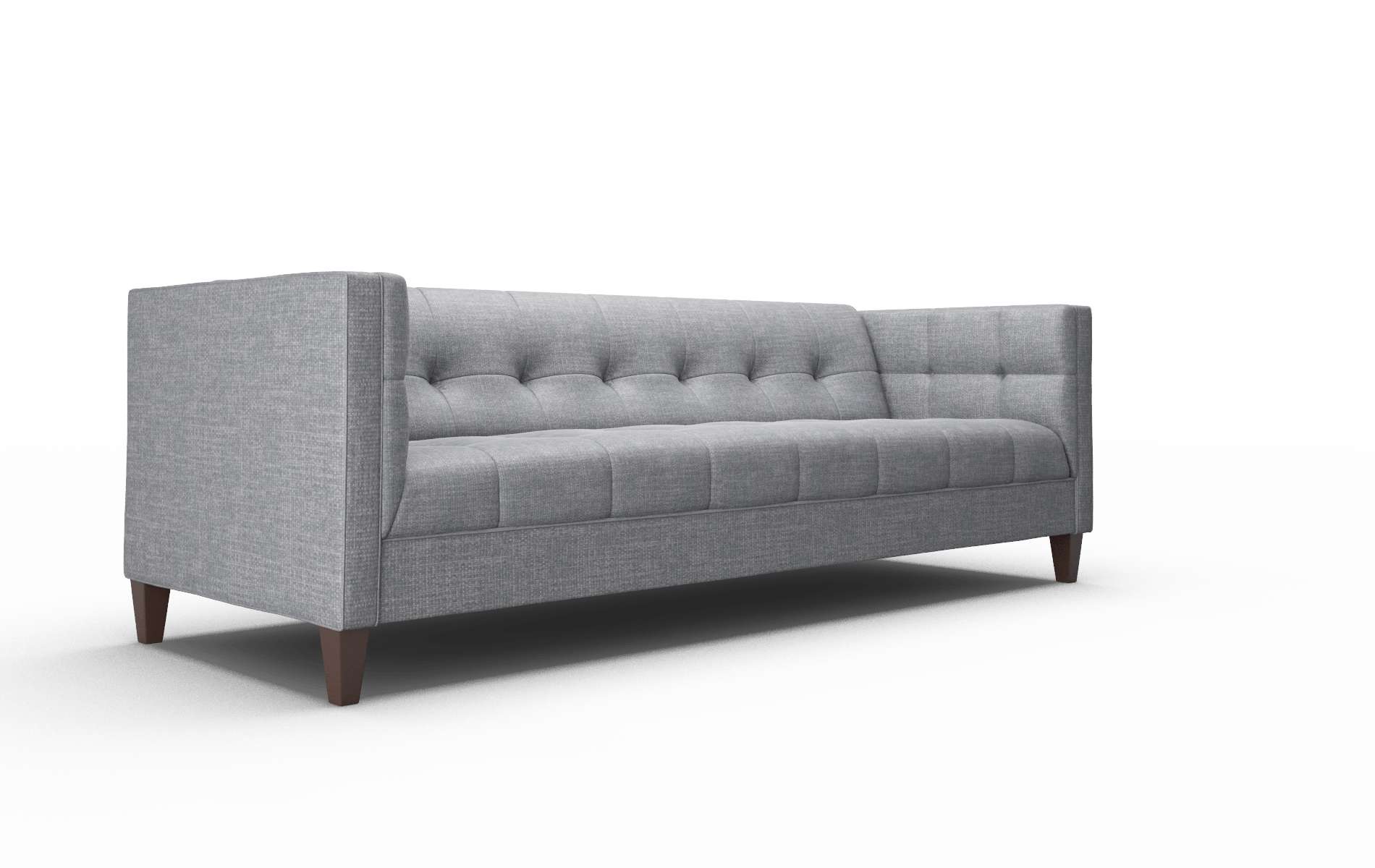 Messina Keylargo Graphite Sofa espresso legs 2