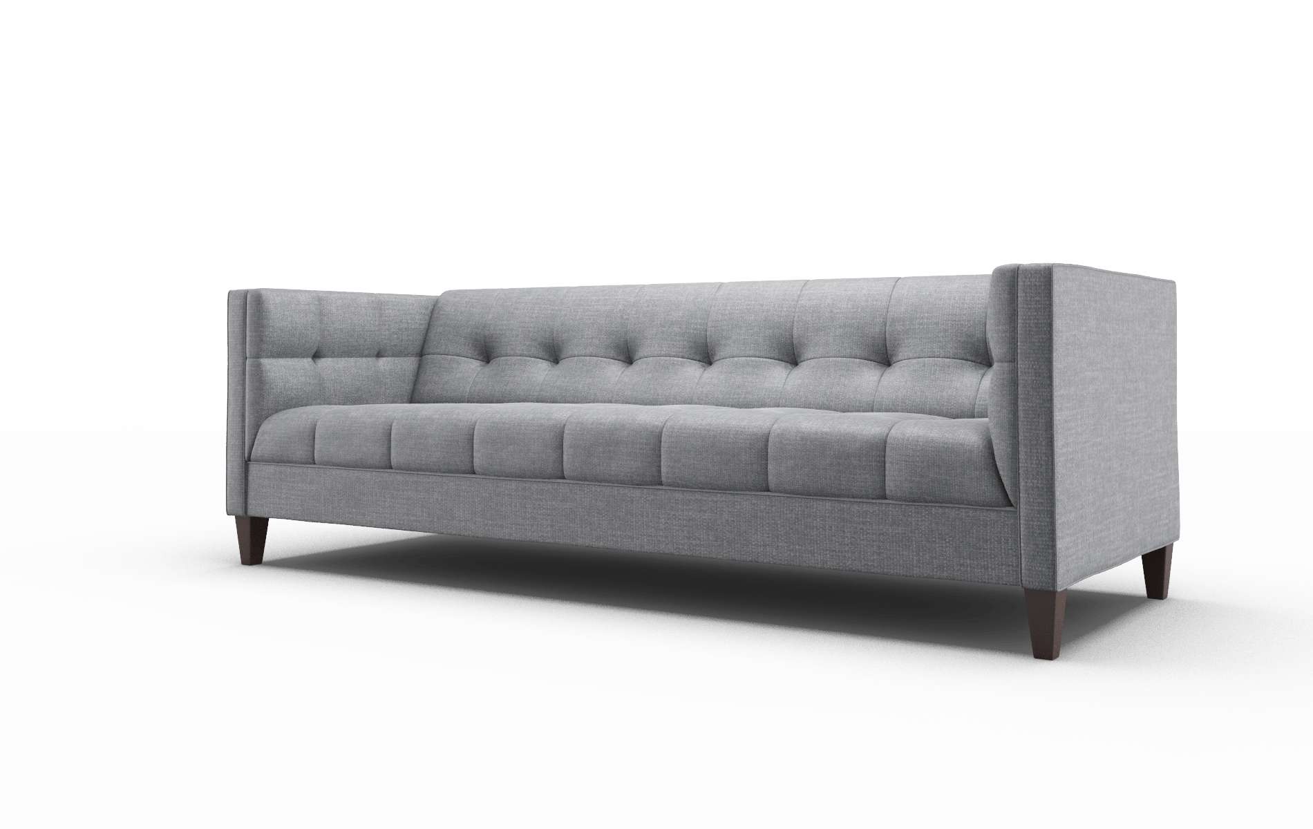 Messina Keylargo Graphite Sofa espresso legs 4