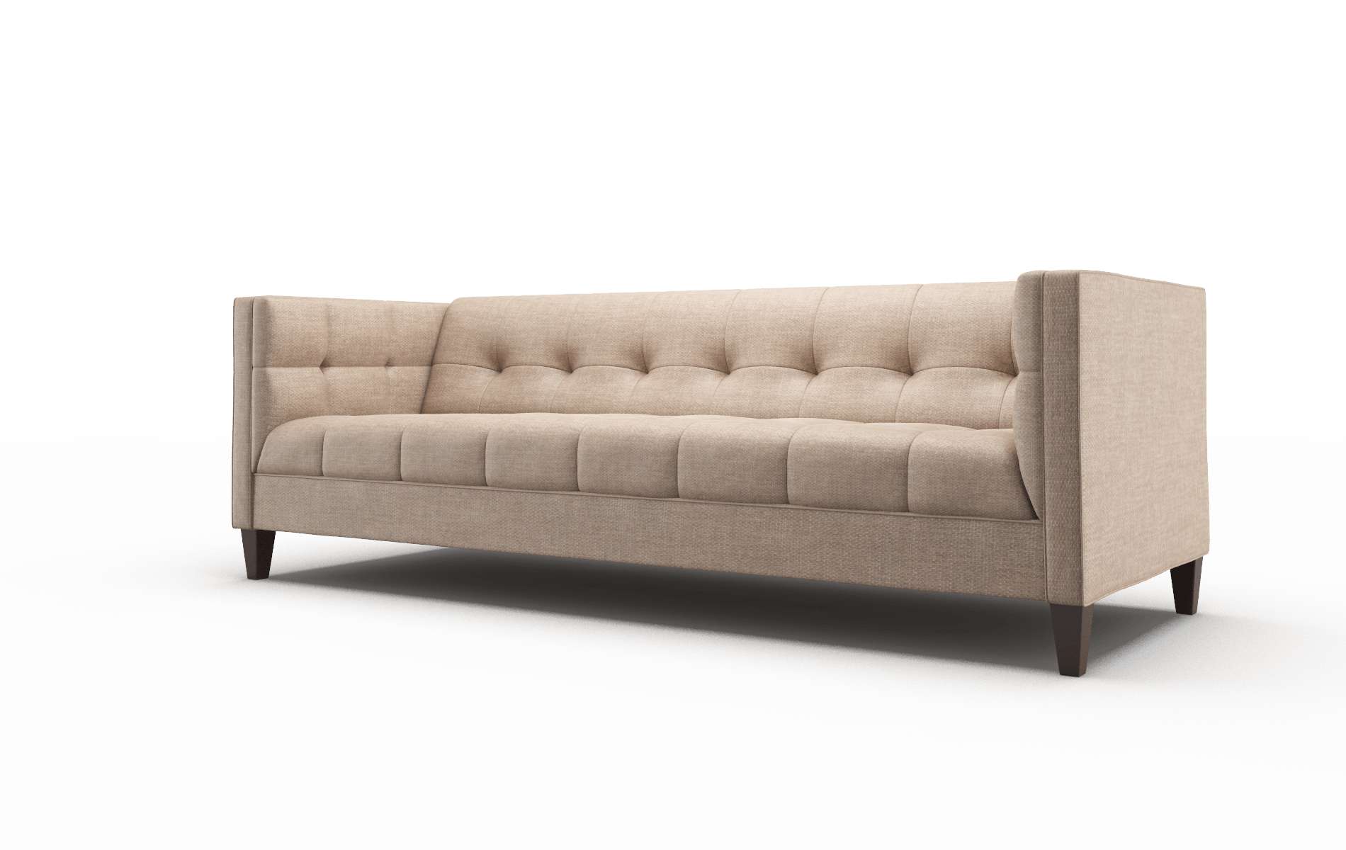 Messina Keylargo Mink Sofa espresso legs 4