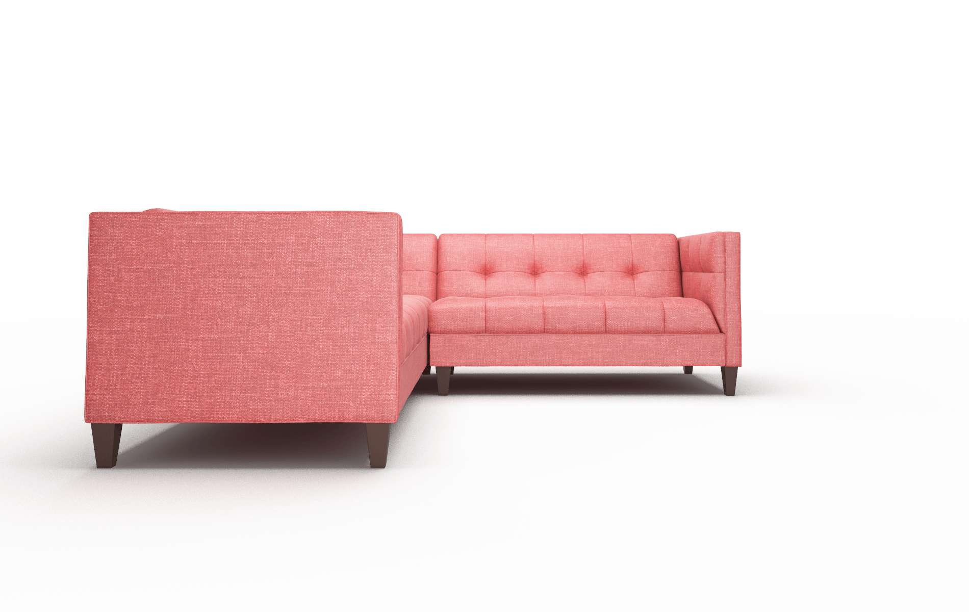 Messina Keylargo Ruby Sectional espresso legs 2