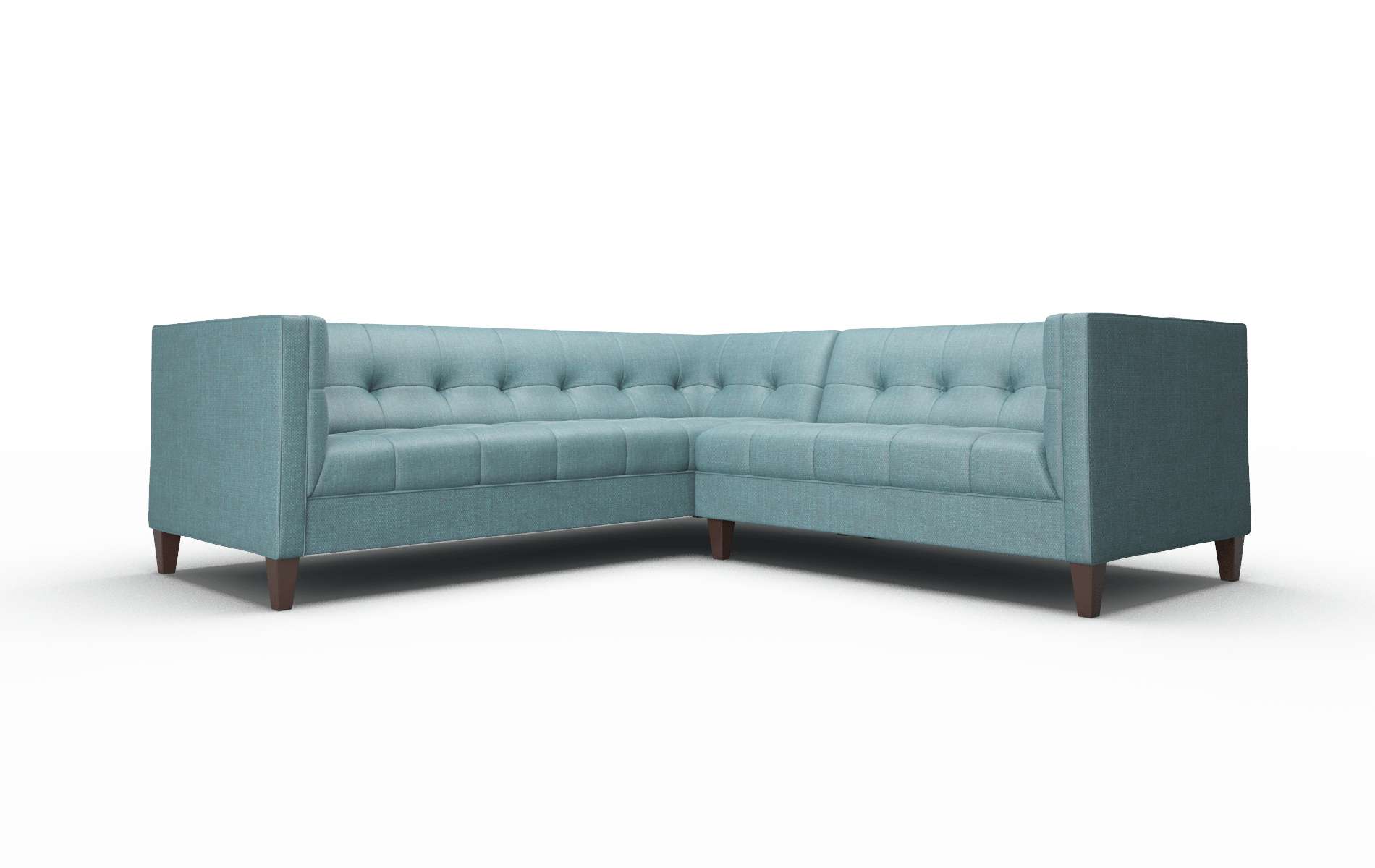 Messina Keylargo Zenithteal Sectional espresso legs 1