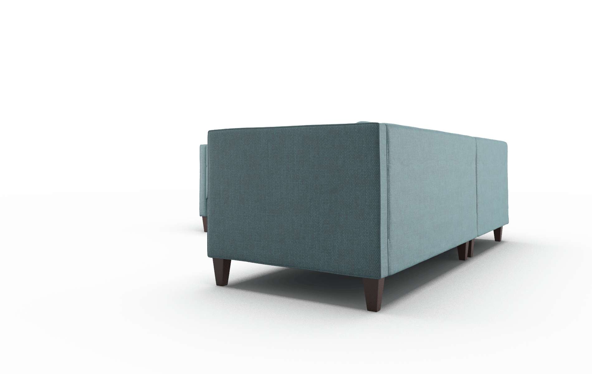 Messina Keylargo Zenithteal Sectional espresso legs 4